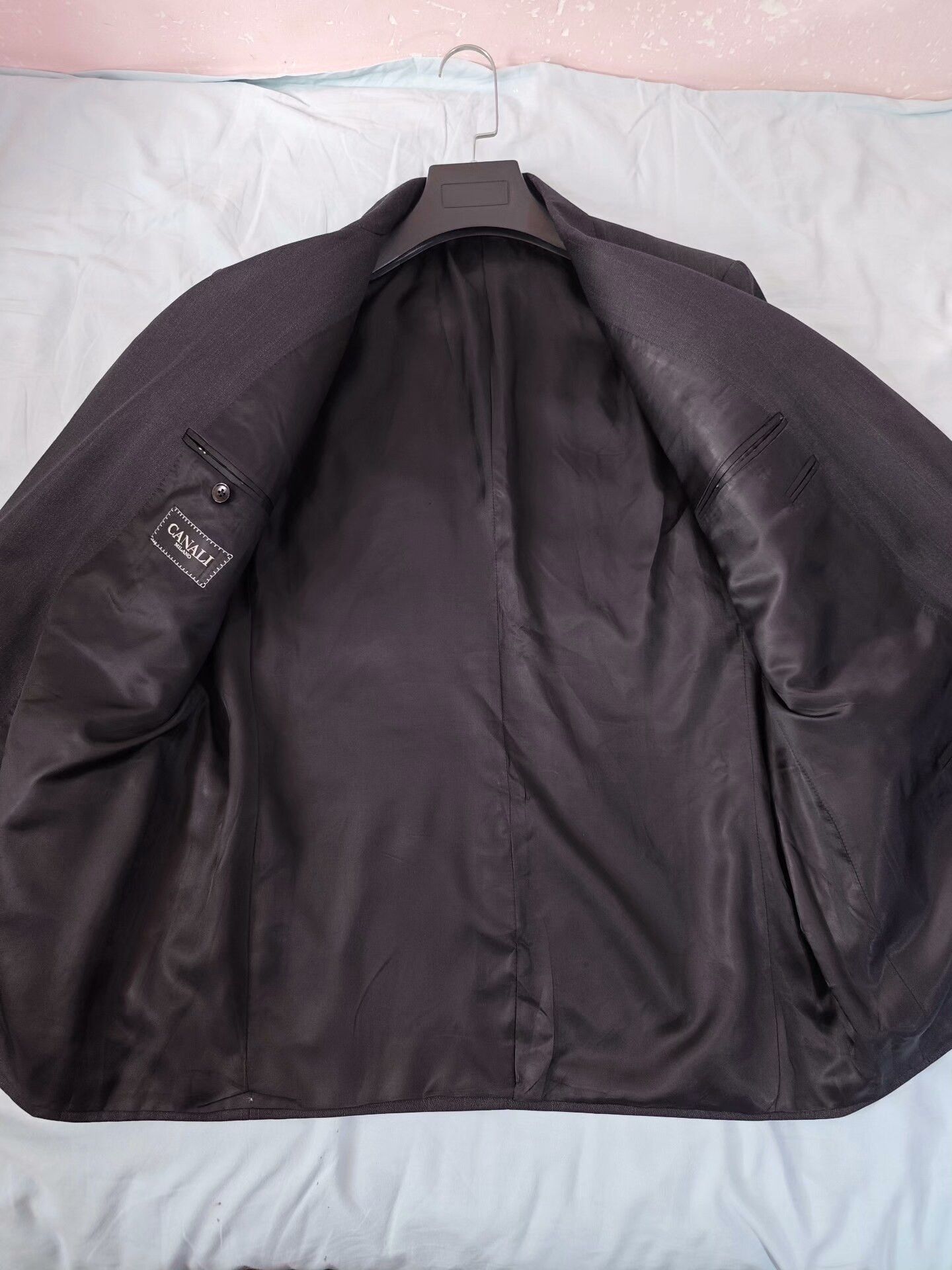 Canali Canali Wool Blend Suit Jacket Size US M / EU 48-50 / 2 - 6 Thumbnail
