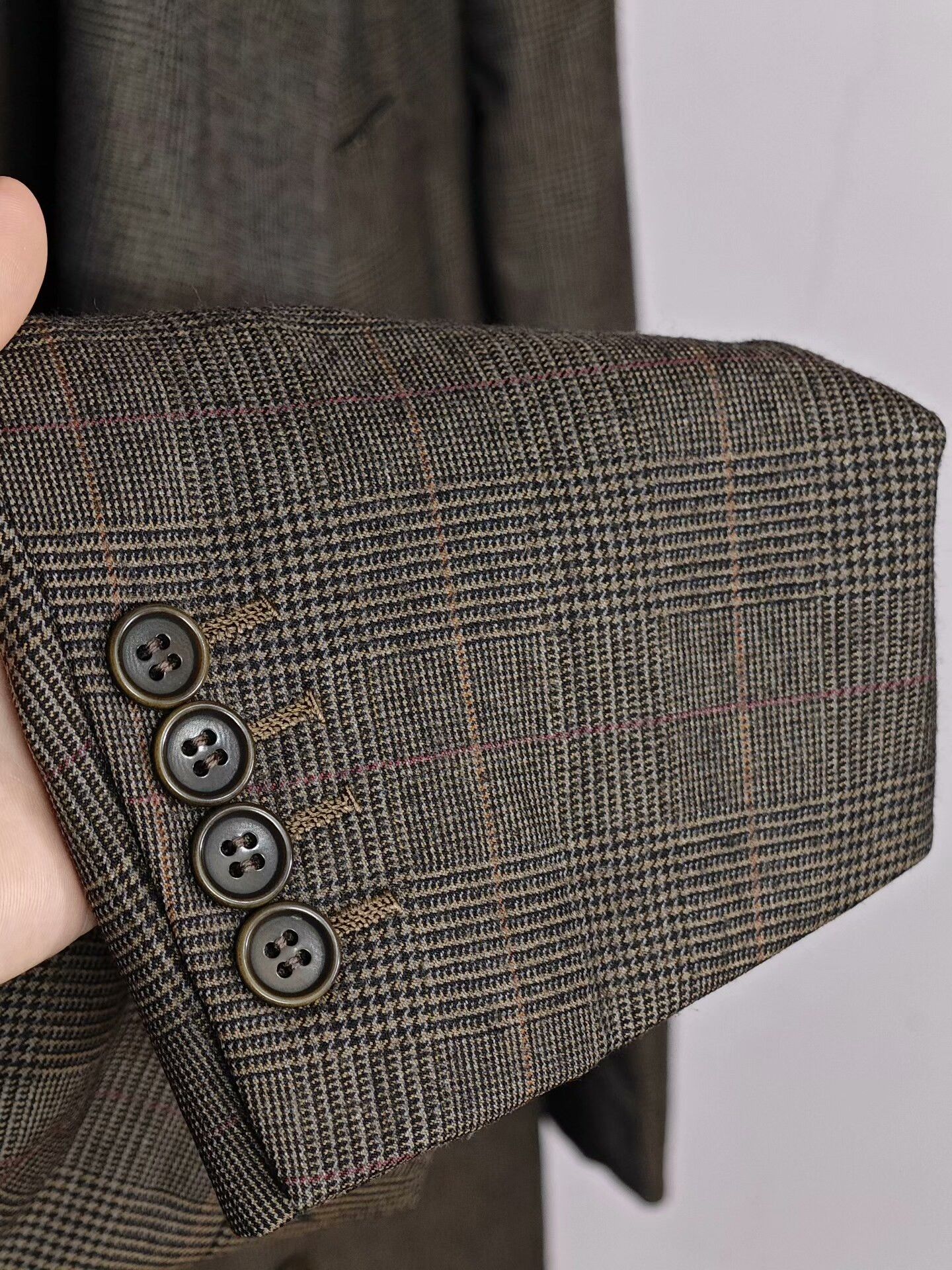 Luciano Barbera Luciano Barbera Brown Wool Suit Jacket Size US M / EU 48-50 / 2 - 4 Thumbnail