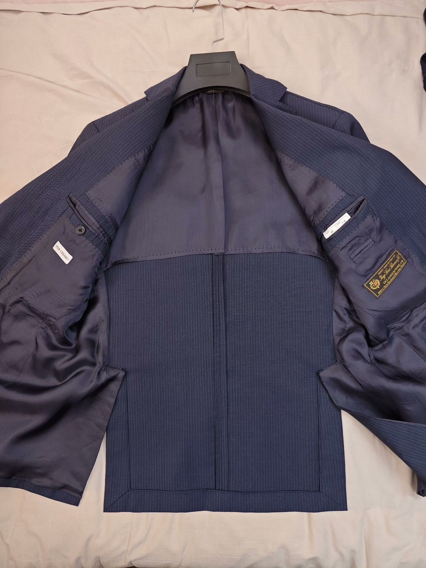 Loro Piana Loro Piana Gray Blue Wool Suit Size US M / EU 48-50 / 2 - 6 Thumbnail