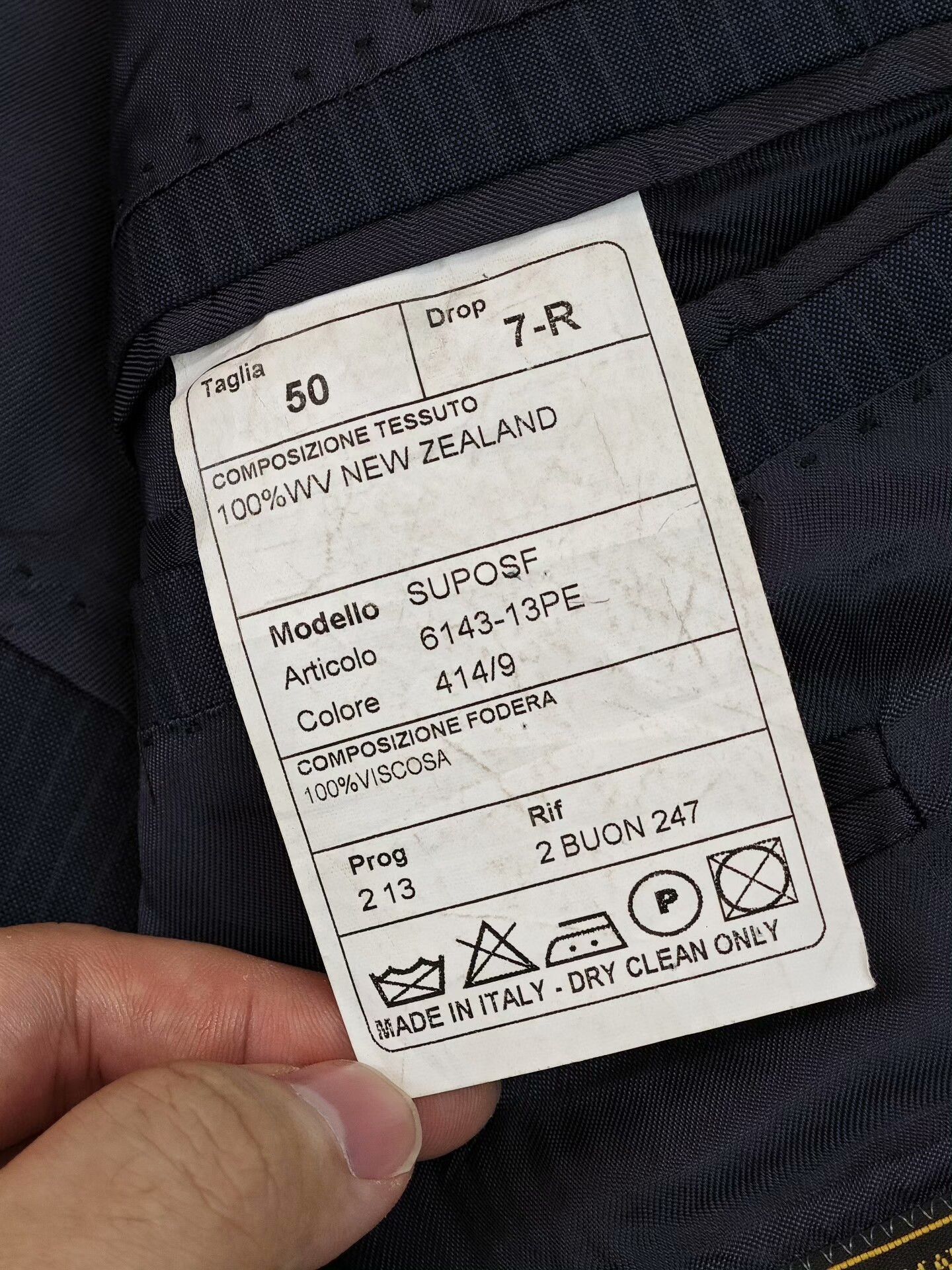 Loro Piana Loro Piana Gray Blue Wool Suit Size US M / EU 48-50 / 2 - 8 Thumbnail