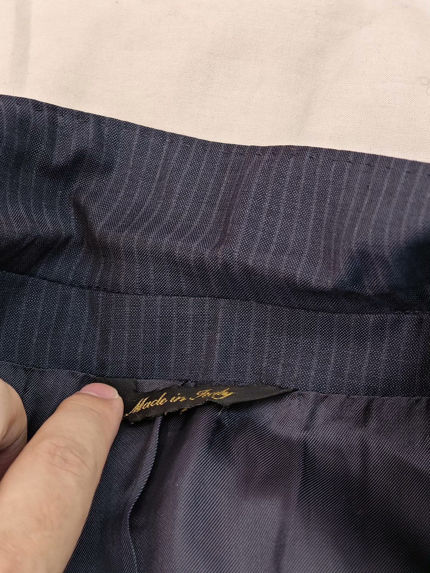 Loro Piana Loro Piana Gray Blue Wool Suit Size US M / EU 48-50 / 2 - 9 Thumbnail