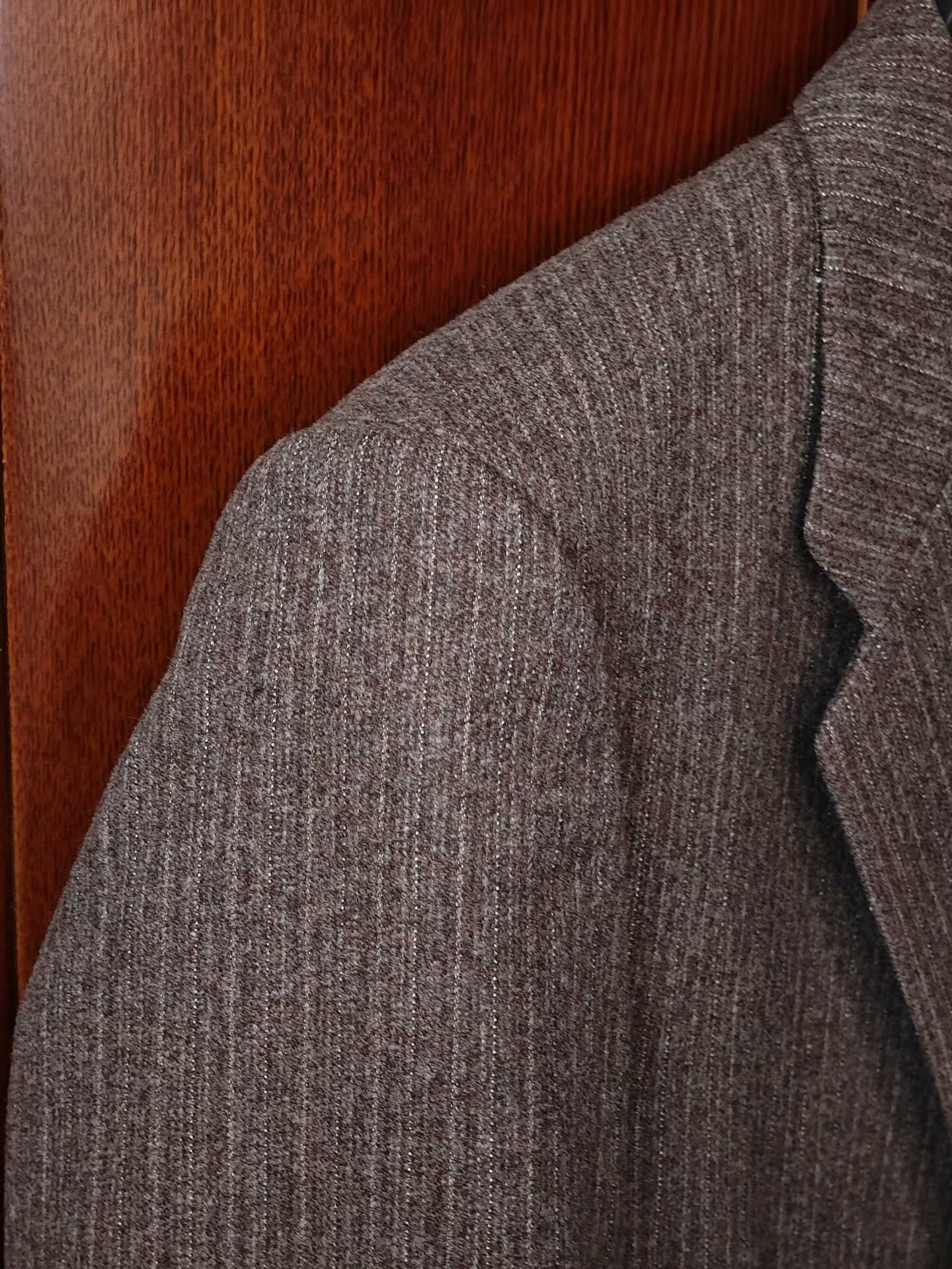 Zanetti Vintage Italian Brown Wool Blazer Size US S / EU 44-46 / 1 - 3 Thumbnail