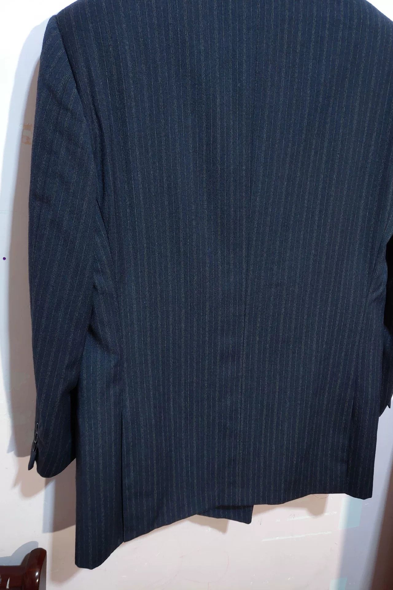Oscar De La Renta Oscar de la Renta Navy Wool Suit Size US M / EU 48-50 / 2 - 7 Thumbnail