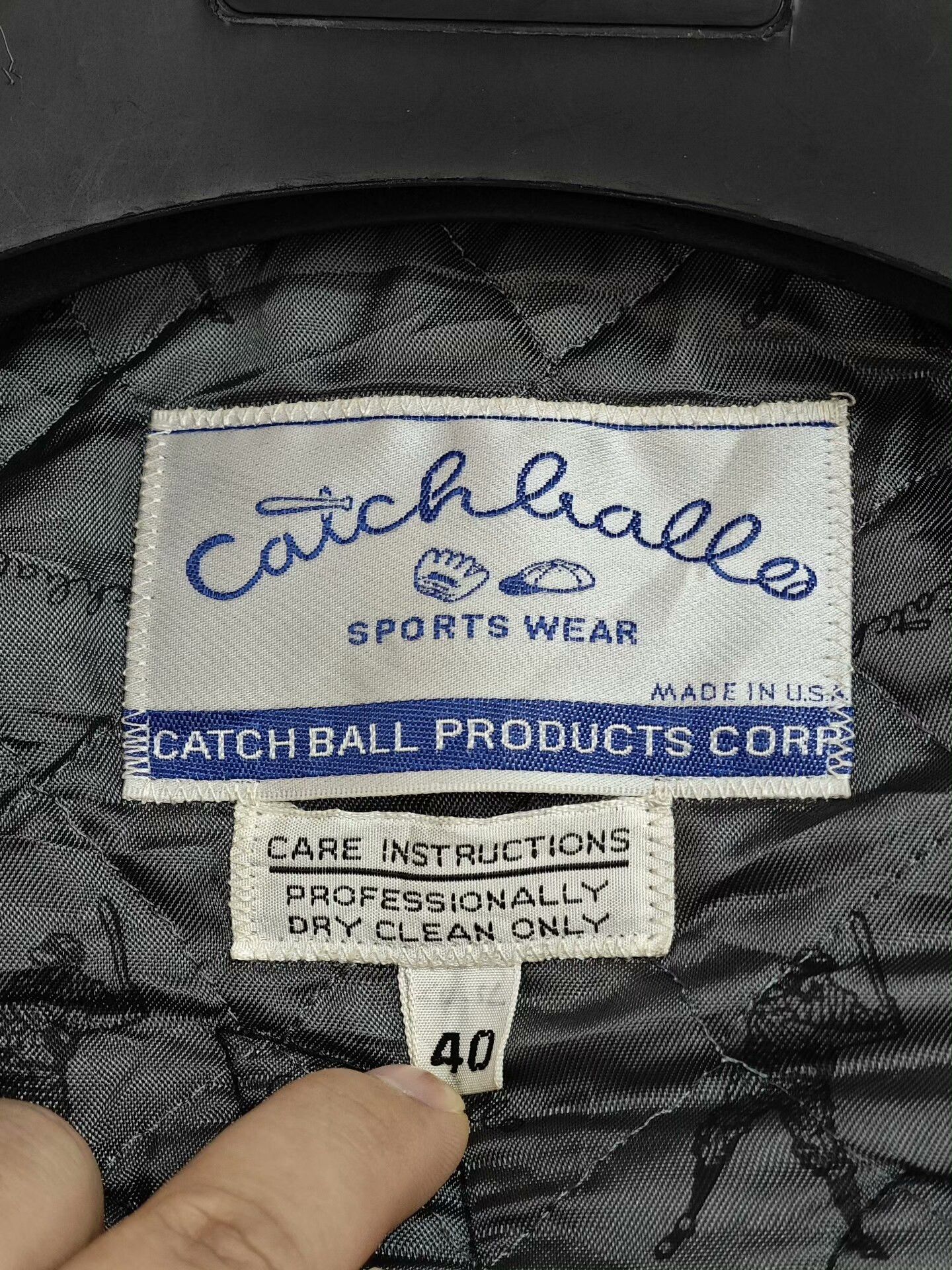MLB Vintage Wool and Leather Baseball Jacket Size US L / EU 52-54 / 3 - 5 Thumbnail