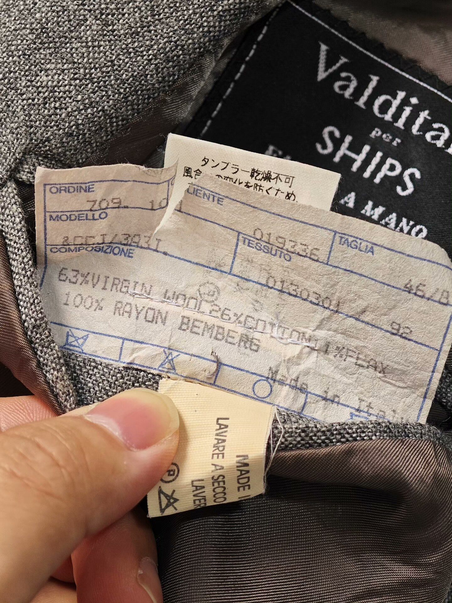 Caruso Italian Handmade Gray Cotton Blend Suit Size US S / EU 44-46 / 1 - 8 Thumbnail
