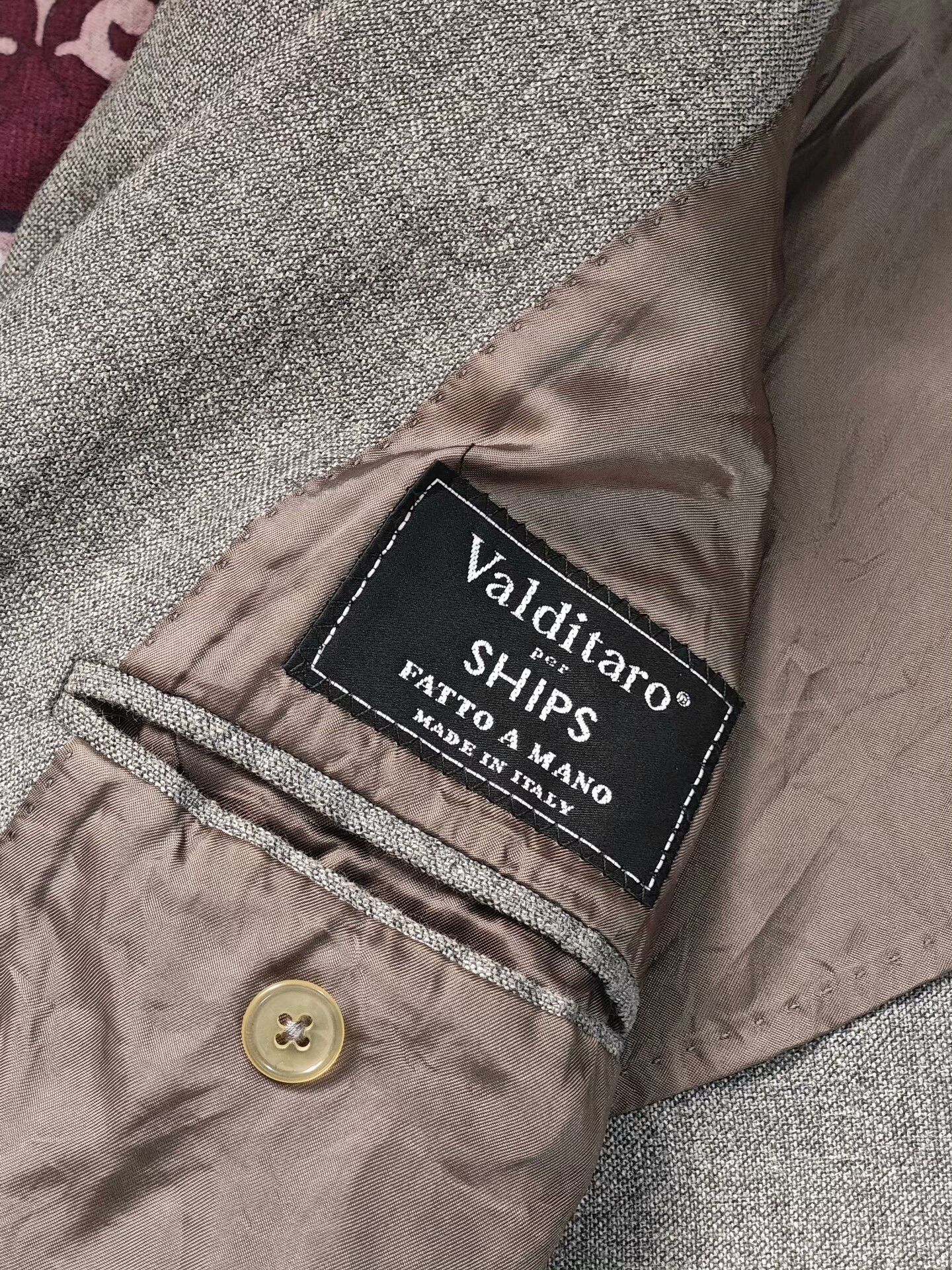 Caruso Italian Handmade Gray Cotton Blend Suit Size US S / EU 44-46 / 1 - 7 Thumbnail