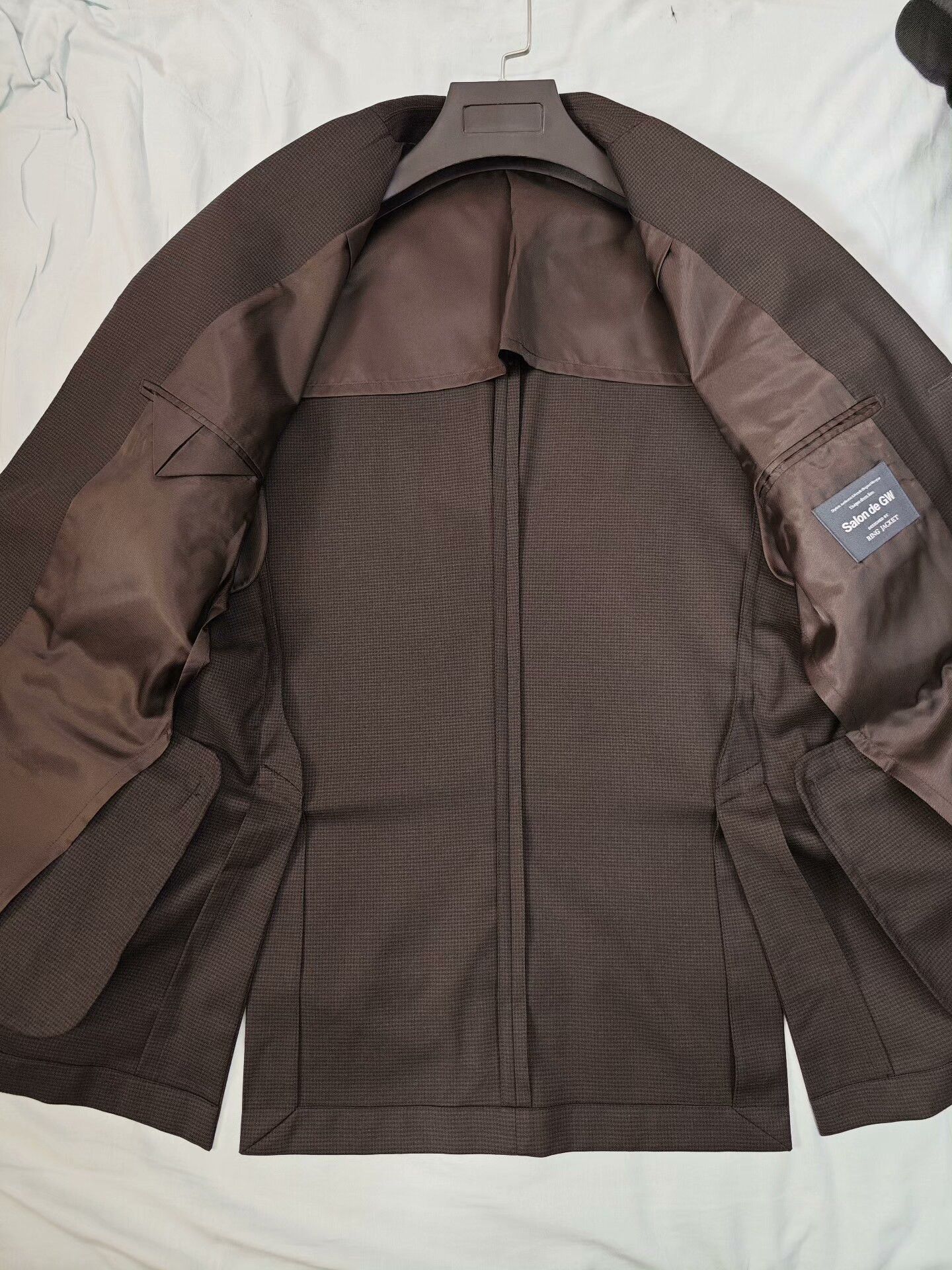 Beams Japan Brown Checkered Ring Jacket Size US S / EU 44-46 / 1 - 6 Thumbnail