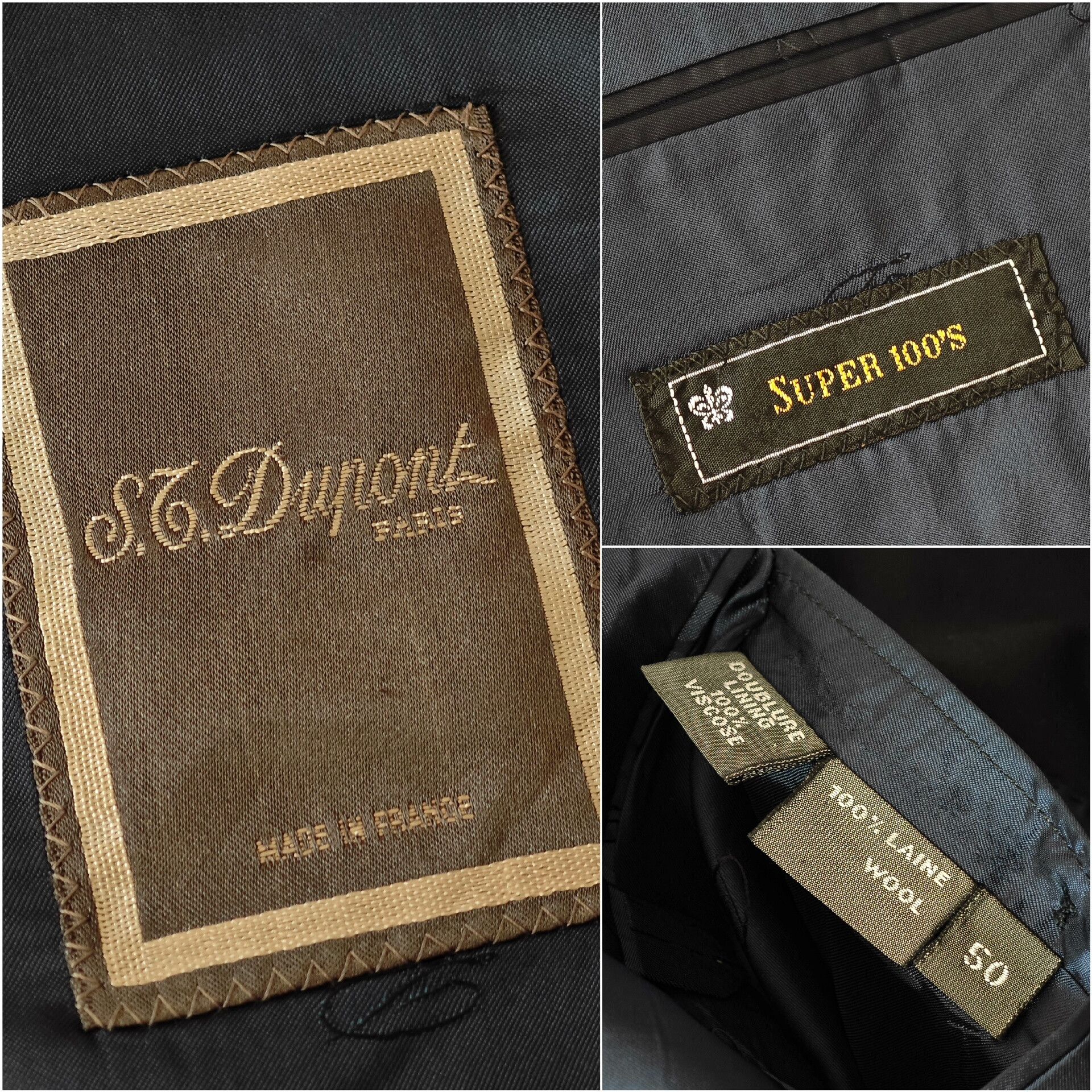 S.T. Dupont Custom Gray Wool Double-Breasted Suit Size US M / EU 48-50 / 2 - 6 Thumbnail