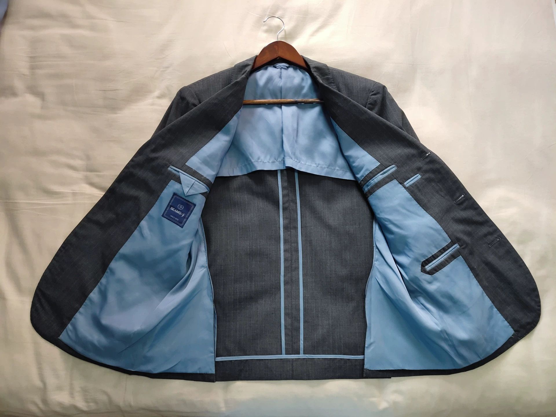 Ring Jacket Japanese Wool Suit Jacket with Stripes Size US M / EU 48-50 / 2 - 9 Thumbnail