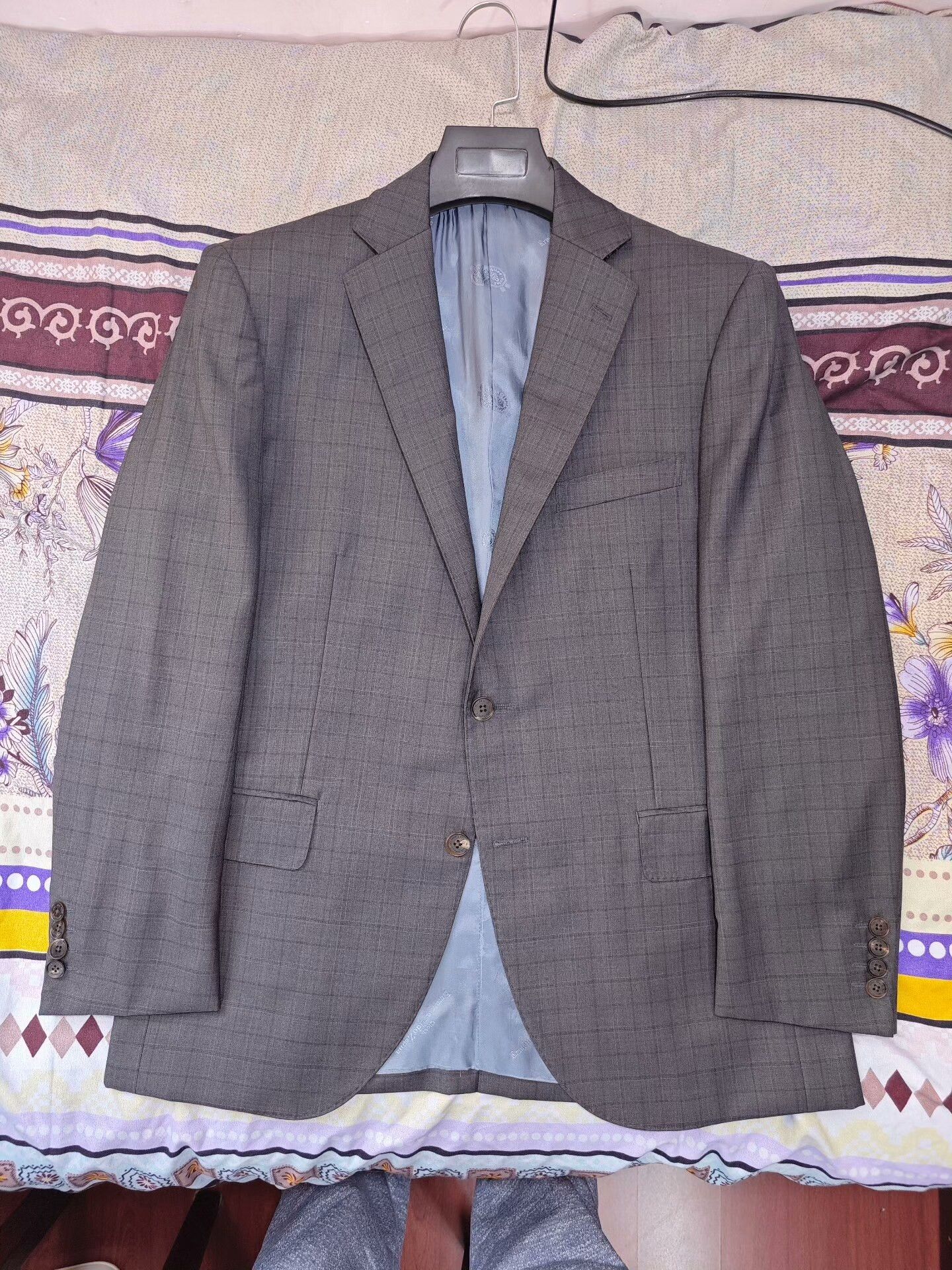 Ermenegildo Zegna Custom Gray Wool and Linen Suit Size US M / EU 48-50 / 2 - 5 Thumbnail