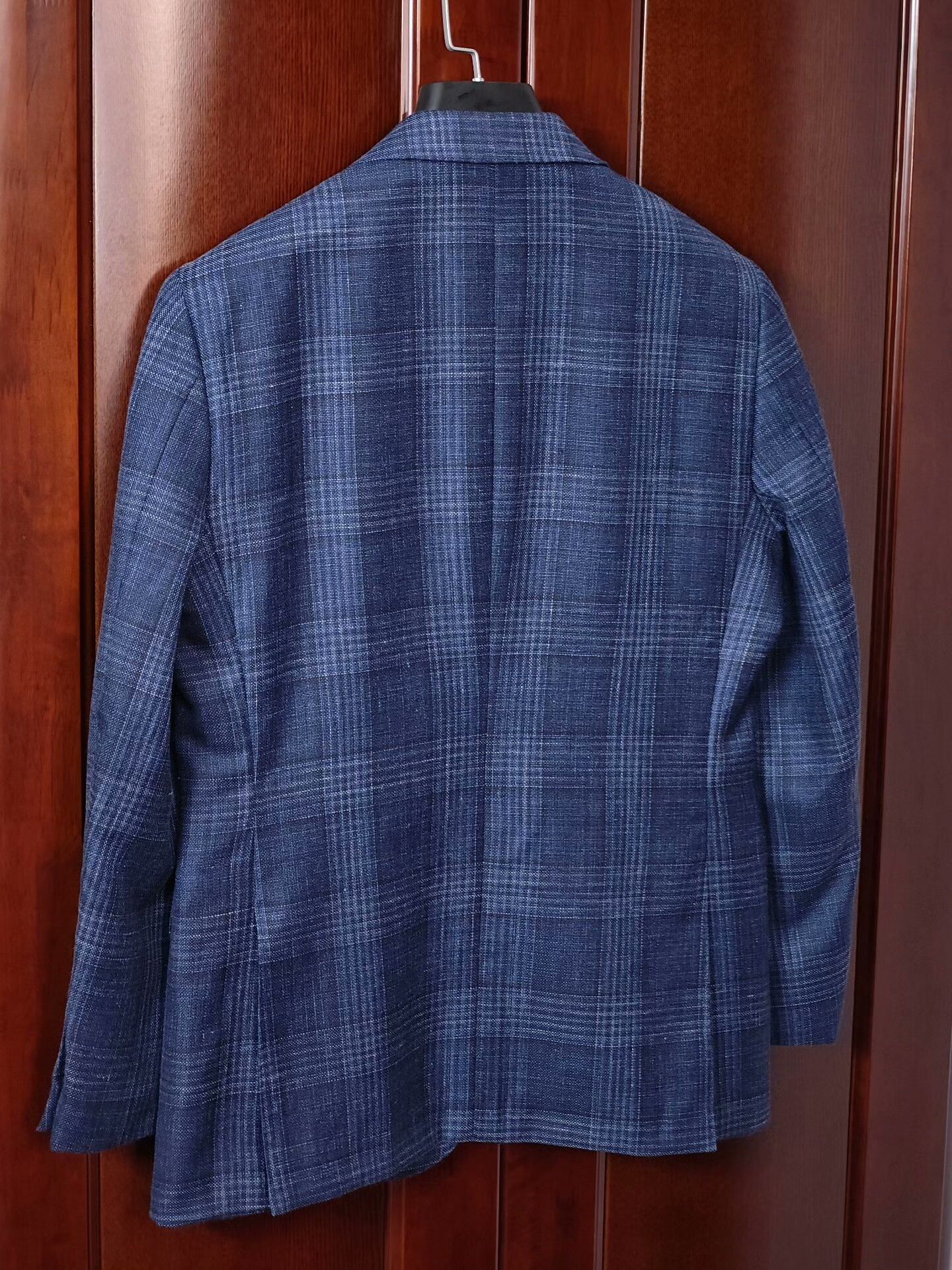 Loro Piana Loro Piana Custom Suit Blue Checked Size US S / EU 44-46 / 1 - 8 Thumbnail