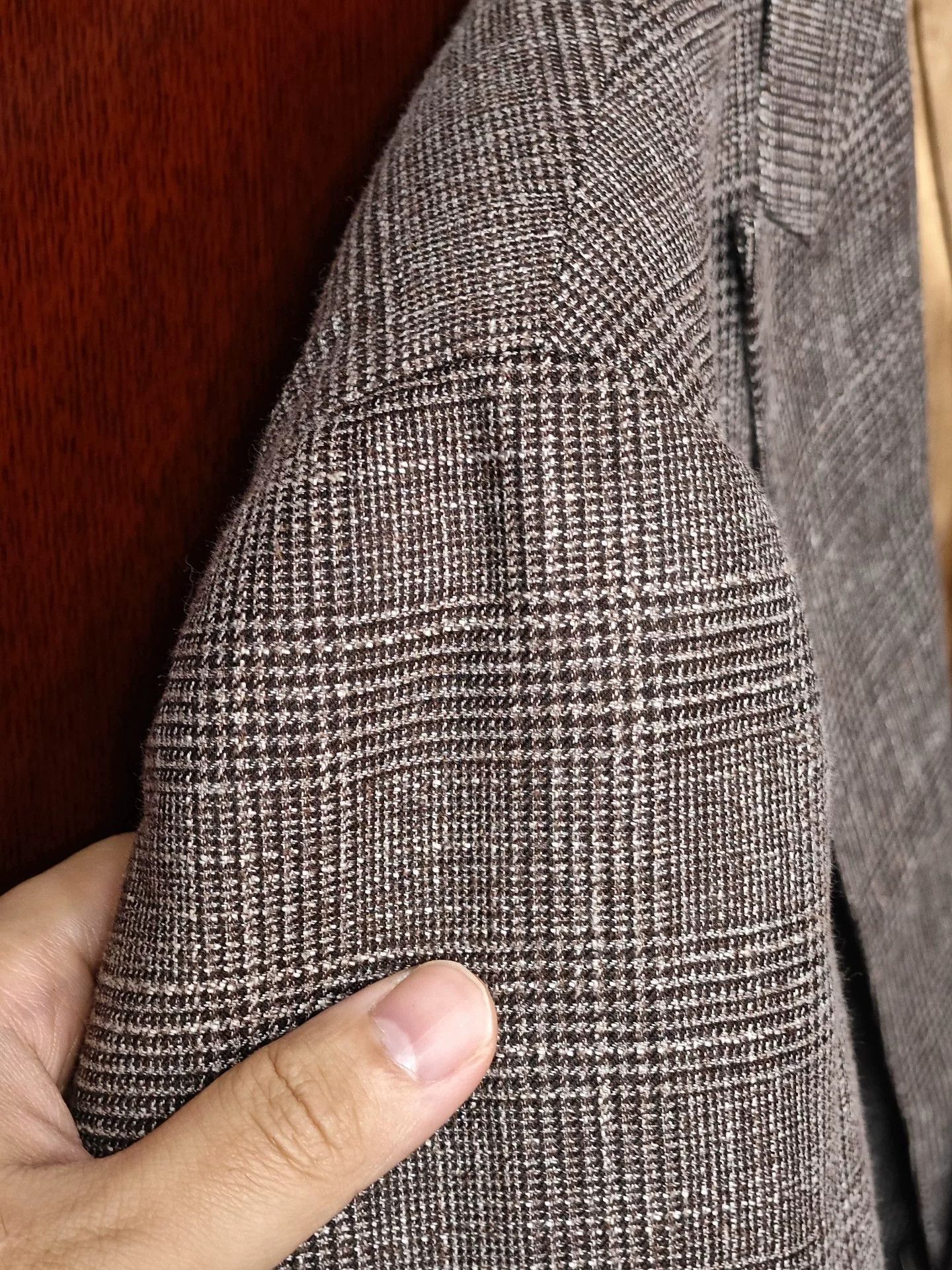Max Mara Custom Italian Wool Blend Suit Jacket Size US L / EU 52-54 / 3 - 3 Thumbnail