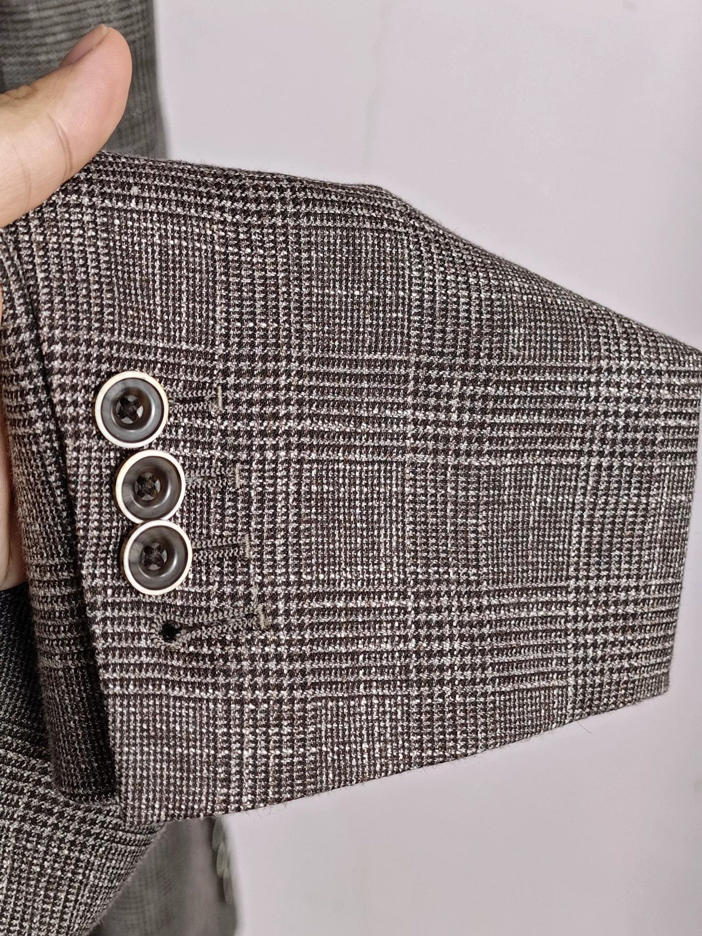 Max Mara Custom Italian Wool Blend Suit Jacket Size US L / EU 52-54 / 3 - 4 Thumbnail