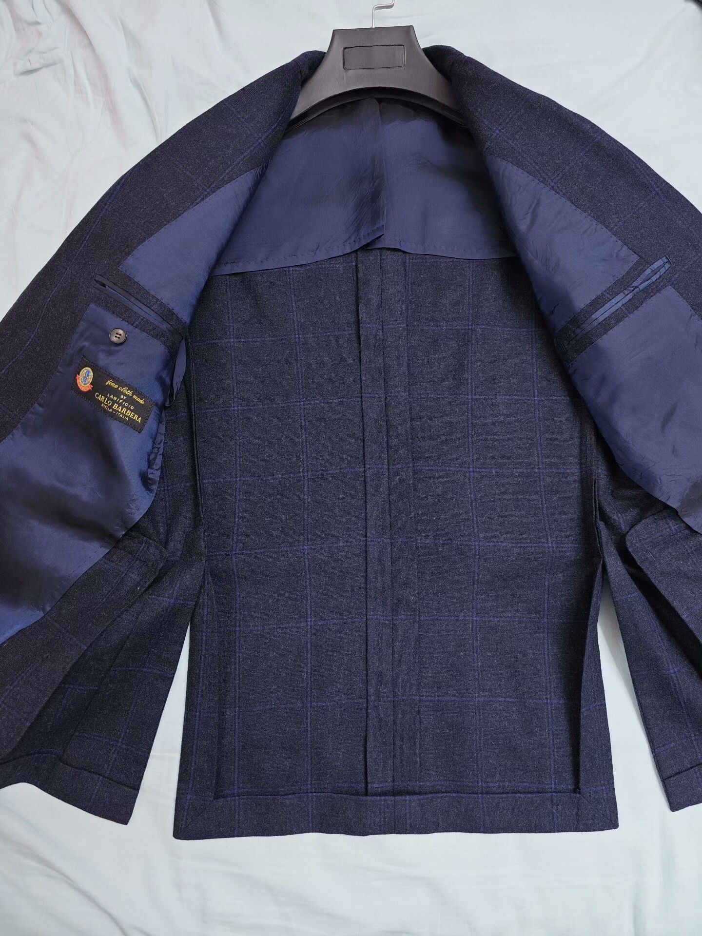 Luciano Barbera Carlo Barbera Wool Flannel Suit Jacket Size US S / EU 44-46 / 1 - 6 Thumbnail