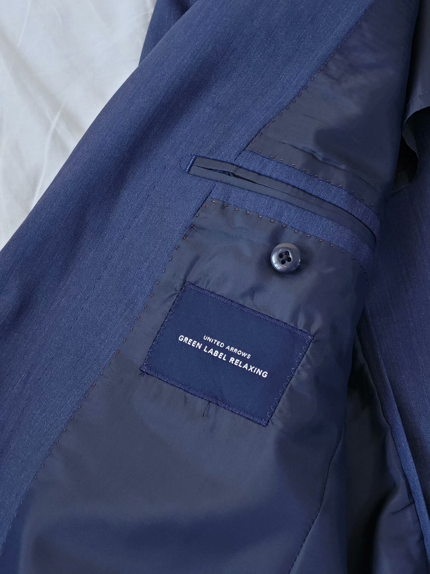 United Arrows Elegant Blue Wool Suit Jacket Size US S / EU 44-46 / 1 - 7 Thumbnail