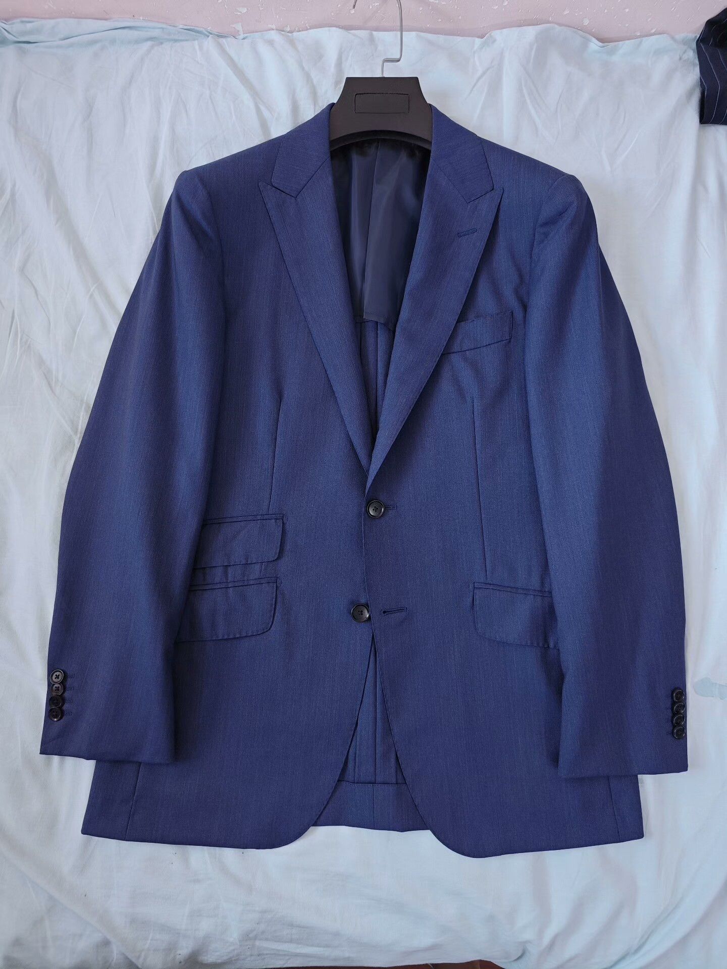 United Arrows Elegant Blue Wool Suit Jacket Size US S / EU 44-46 / 1 - 5 Thumbnail