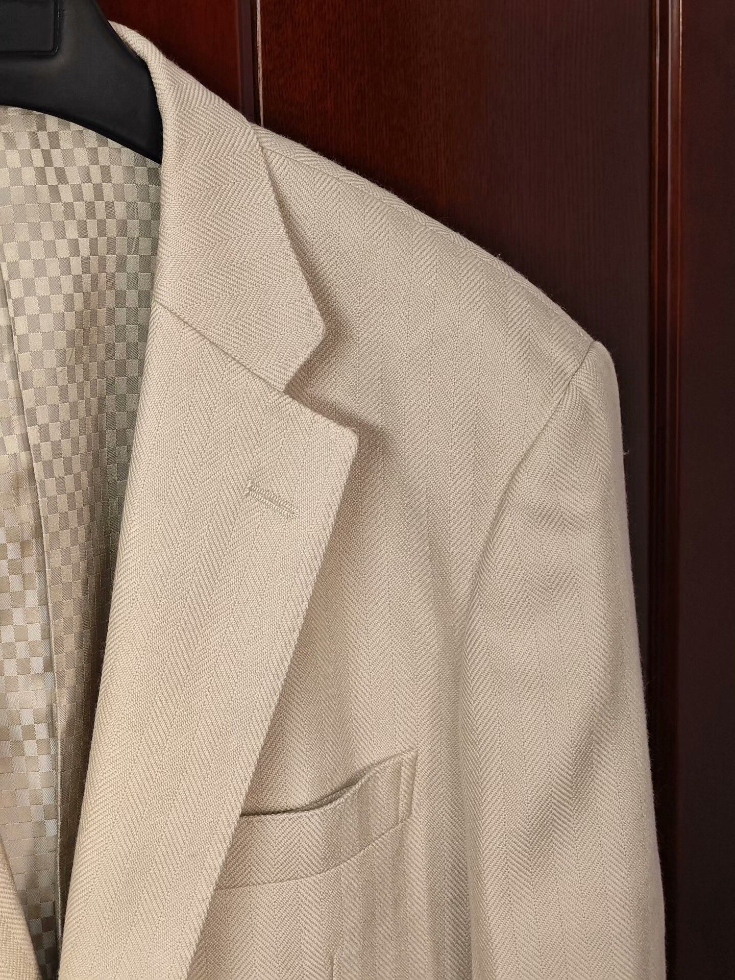 SCABAL Custom Beige Wool Blazer Suit Size US L / EU 52-54 / 3 - 2 Thumbnail