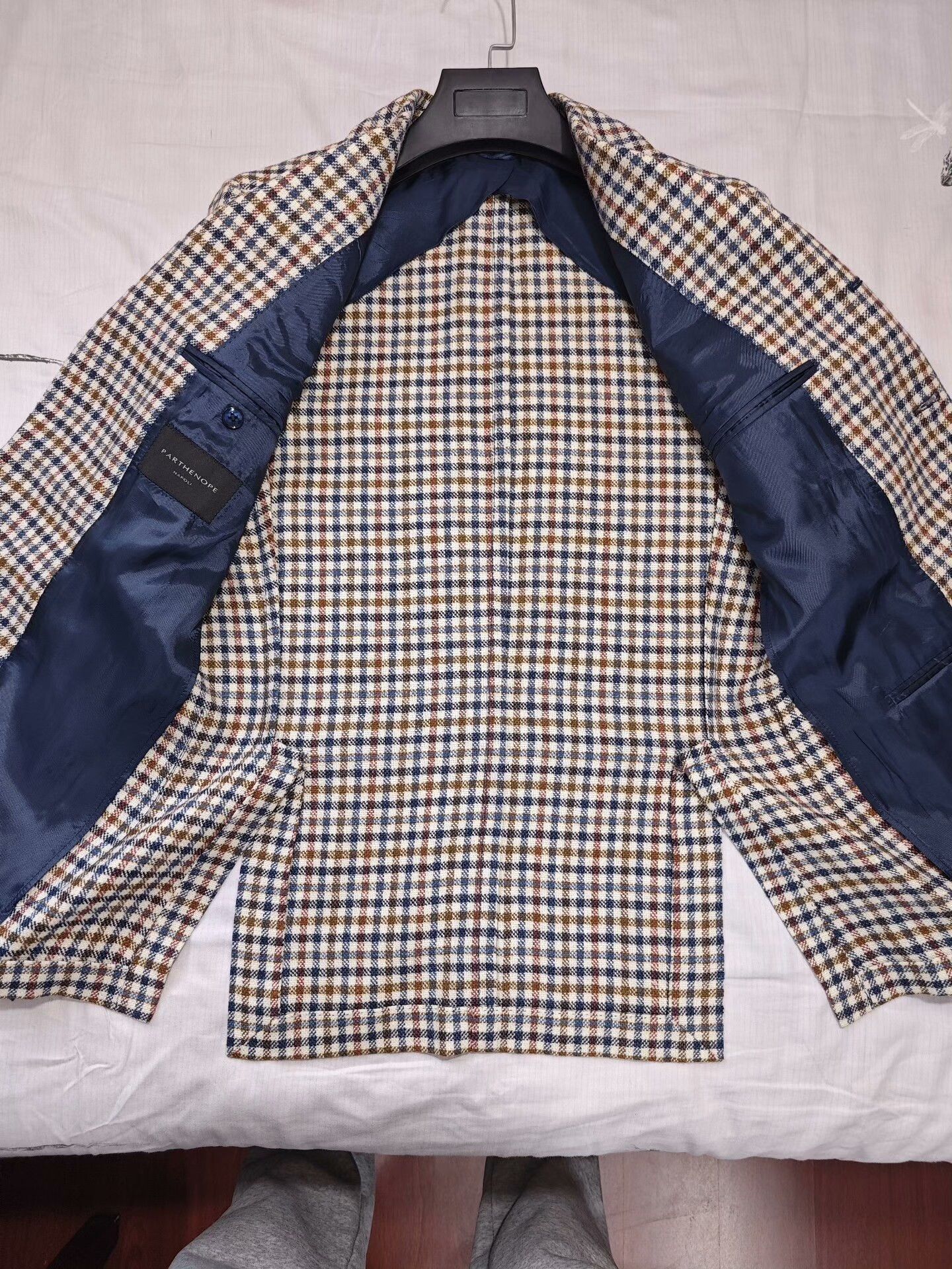 Sartoria Partenopea Italian Casual Wool Silk Blazer Size US M / EU 48-50 / 2 - 6 Thumbnail