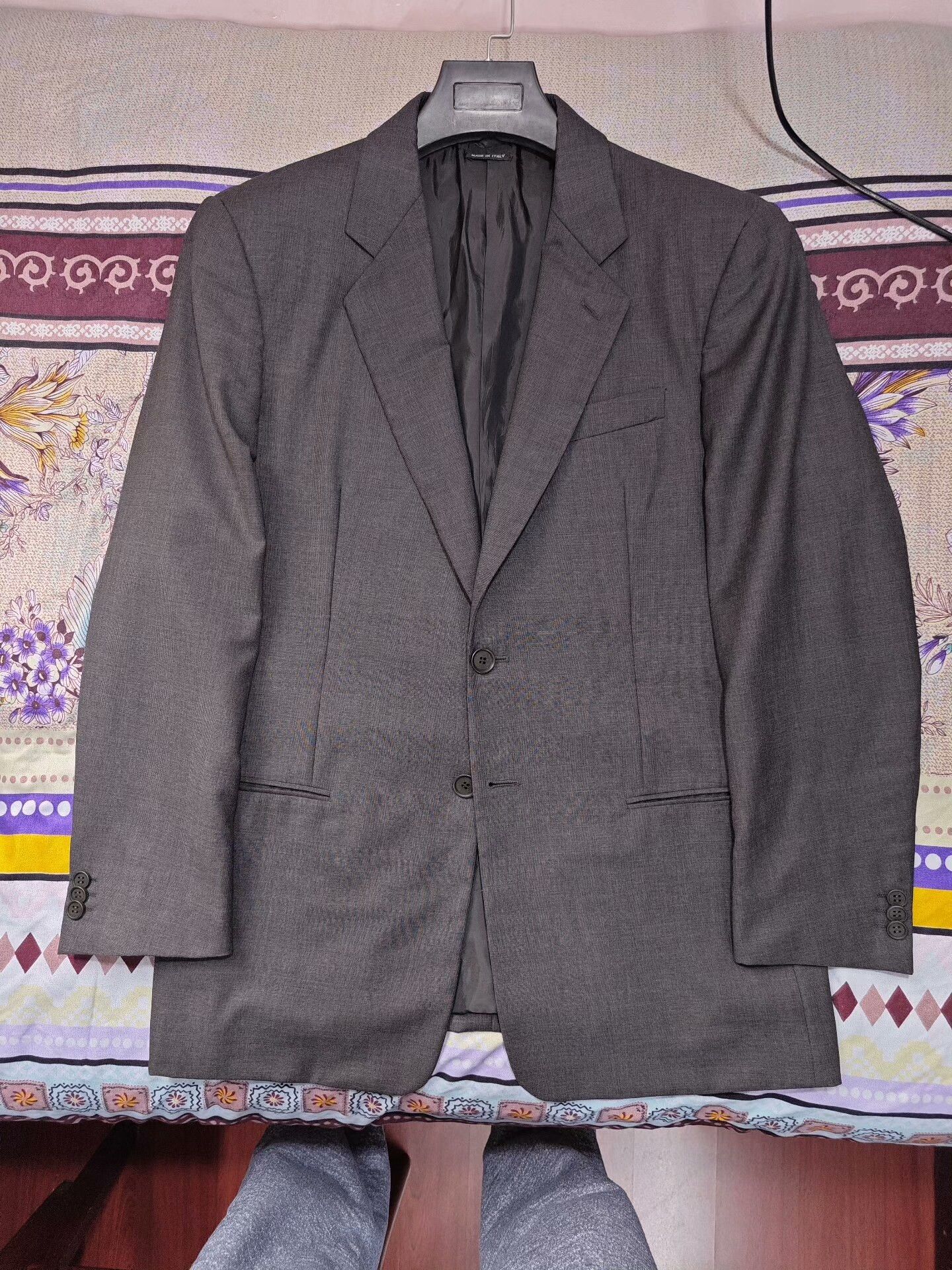 Giorgio Armani Armani Gray Wool Blend Suit Jacket Size US M / EU 48-50 / 2 - 4 Thumbnail