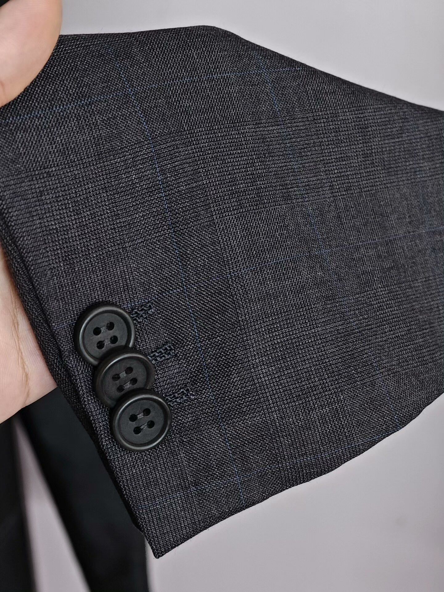 Giorgio Armani Armani Gray Wool Blend Suit Jacket Size US M / EU 48-50 / 2 - 3 Thumbnail