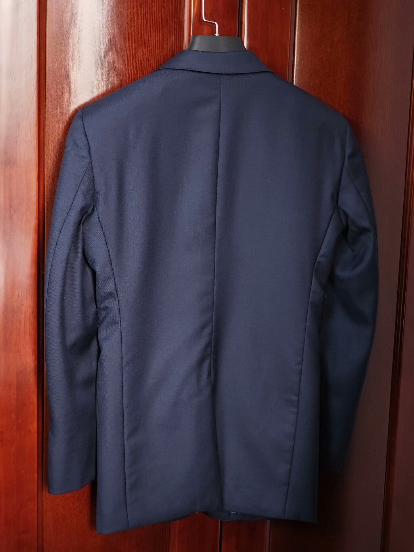 Holland & Sherry Navy Wool Cashmere Blend Custom Suit Size US S / EU 44-46 / 1 - 8 Thumbnail