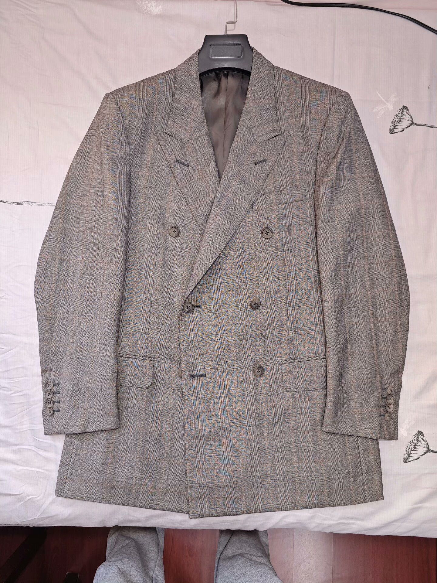 Ermenegildo Zegna Dunhill Italian Wool Blend Suit Jacket Size US L / EU 52-54 / 3 - 5 Thumbnail