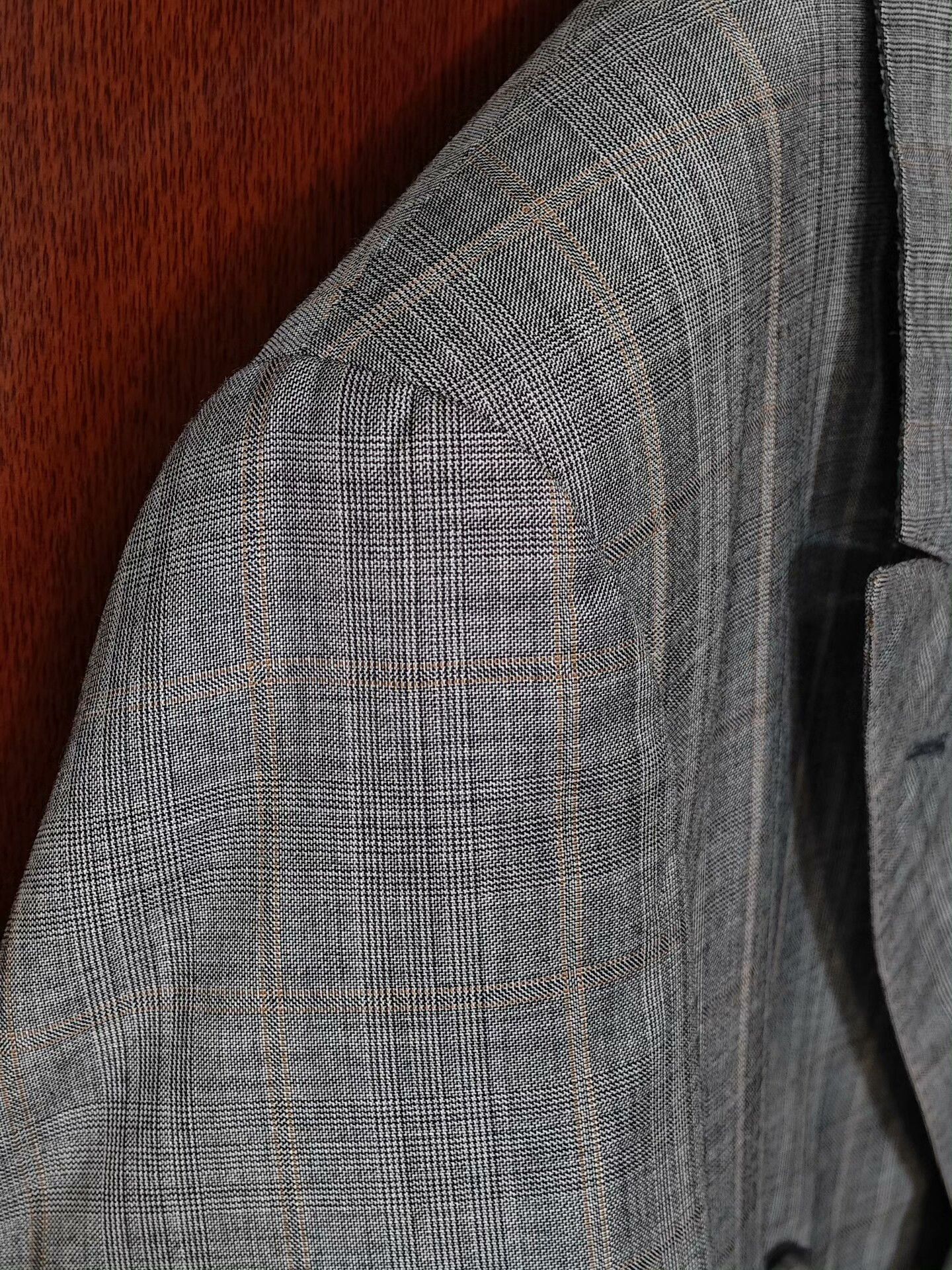 Ermenegildo Zegna Dunhill Italian Wool Blend Suit Jacket Size US L / EU 52-54 / 3 - 3 Thumbnail