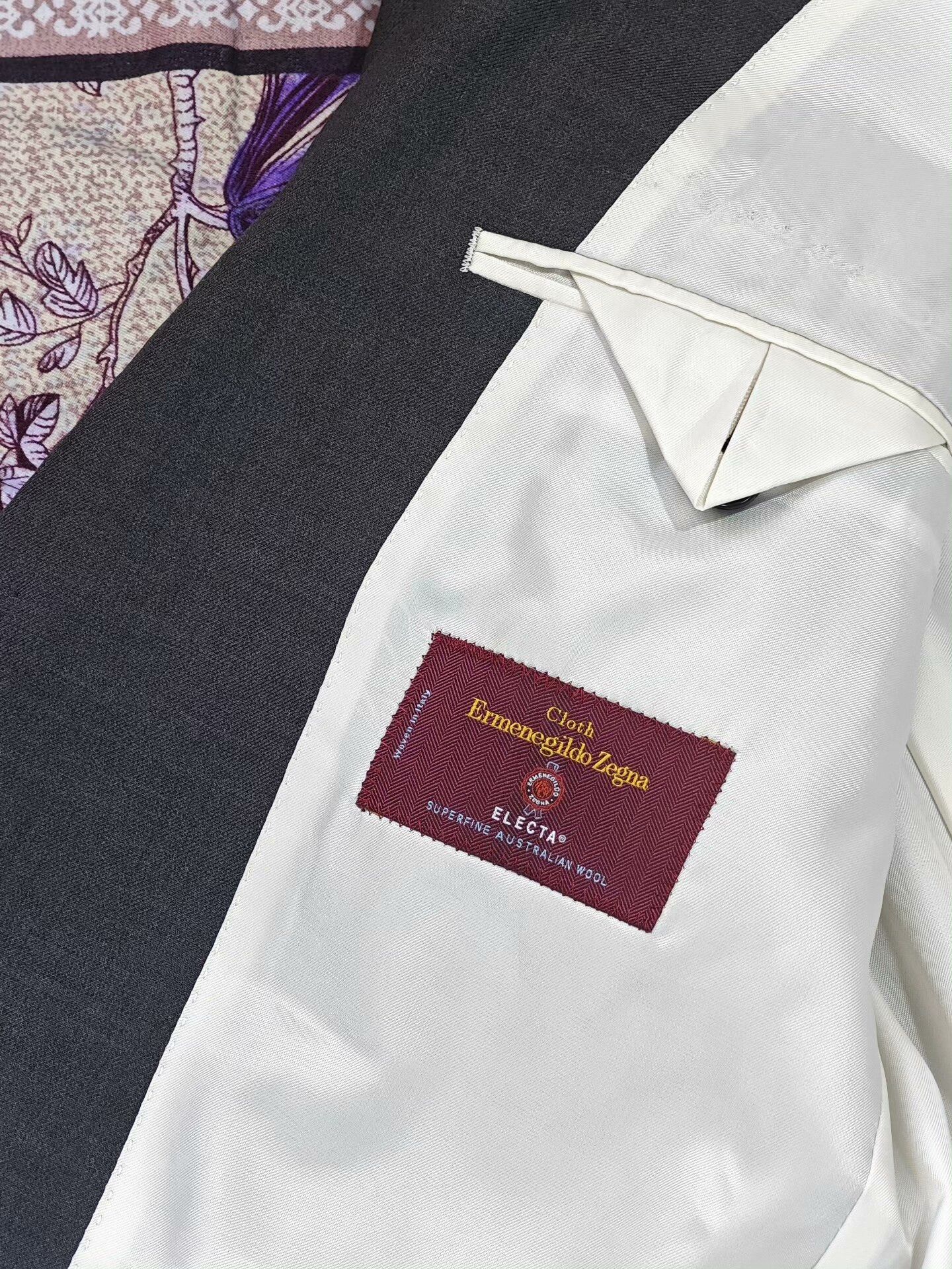 Ermenegildo Zegna Italian Zegna Wool Blazer Custom Suit Size US S / EU 44-46 / 1 - 7 Thumbnail