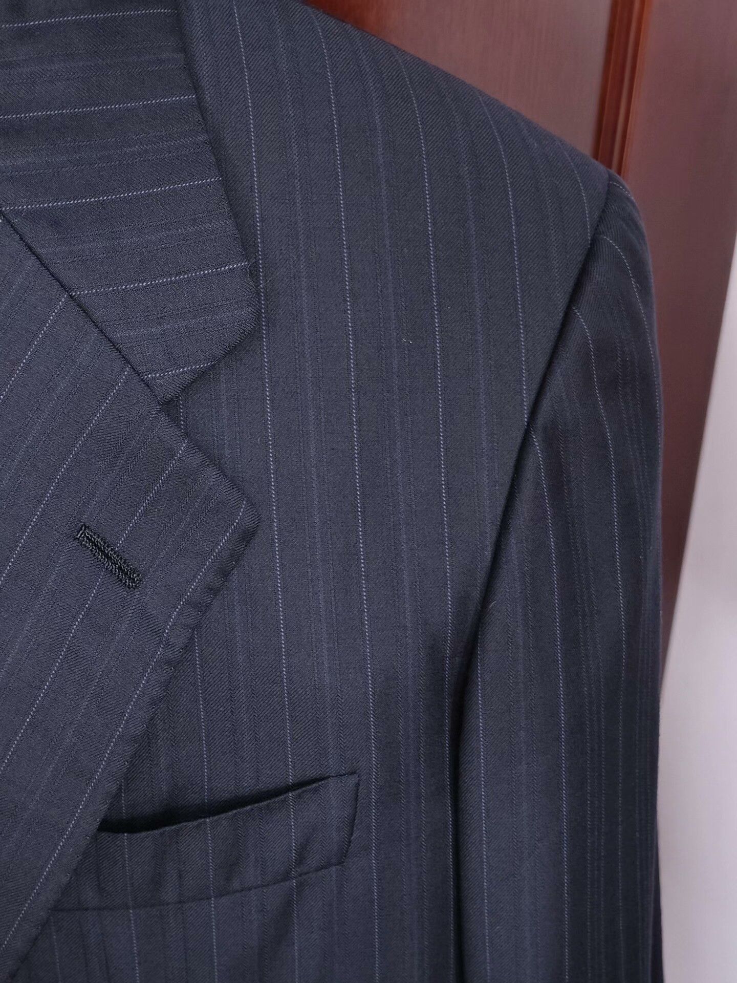 Luciano Barbera Luciano Barbera Wool Suit Jacket Size US M / EU 48-50 / 2 - 2 Thumbnail