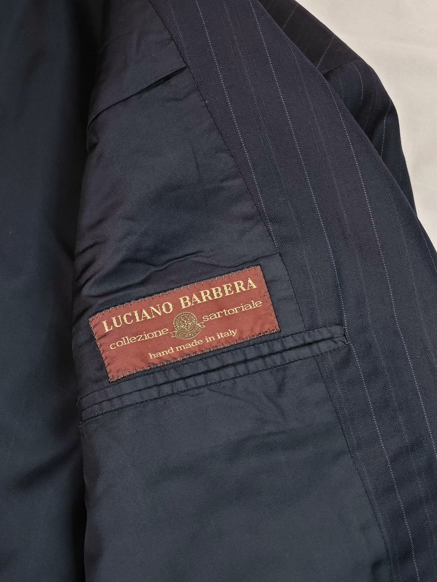 Luciano Barbera Luciano Barbera Wool Suit Jacket Size US M / EU 48-50 / 2 - 7 Thumbnail