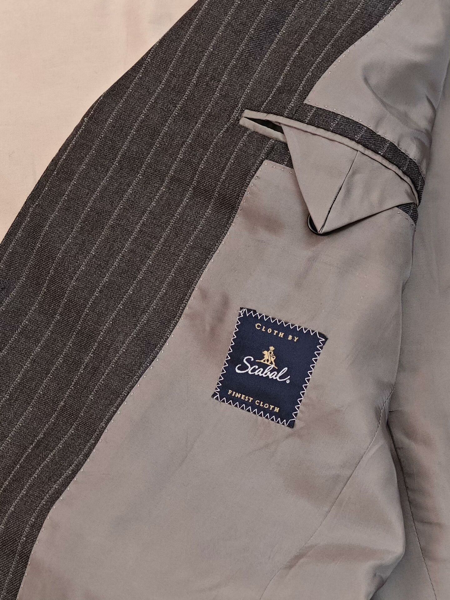 SCABAL SCABAL Custom Gray Wool Suit Size US S / EU 44-46 / 1 - 7 Thumbnail