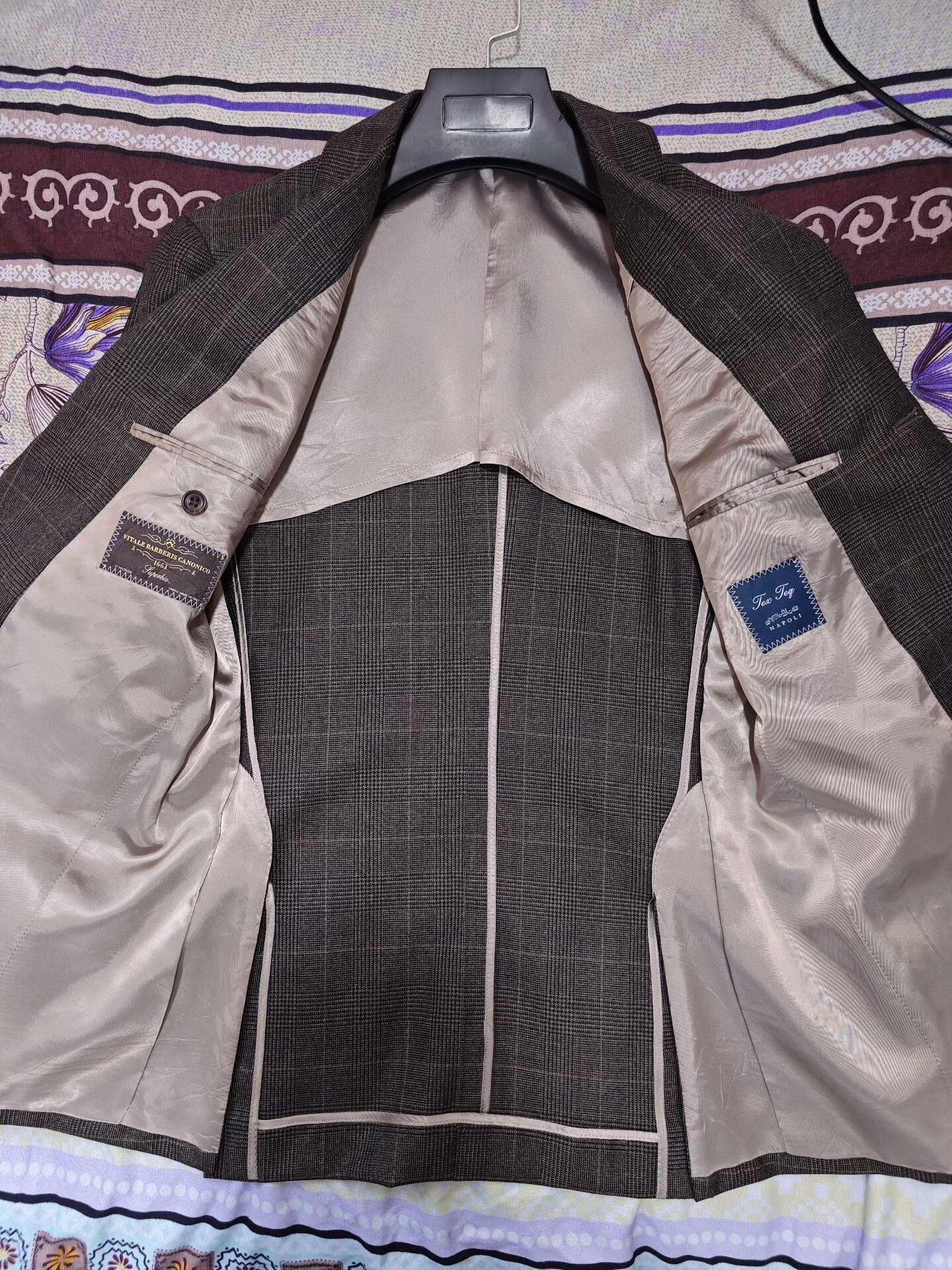Kamakura Kamakura Wool Linen Check Blazer Size US S / EU 44-46 / 1 - 6 Thumbnail