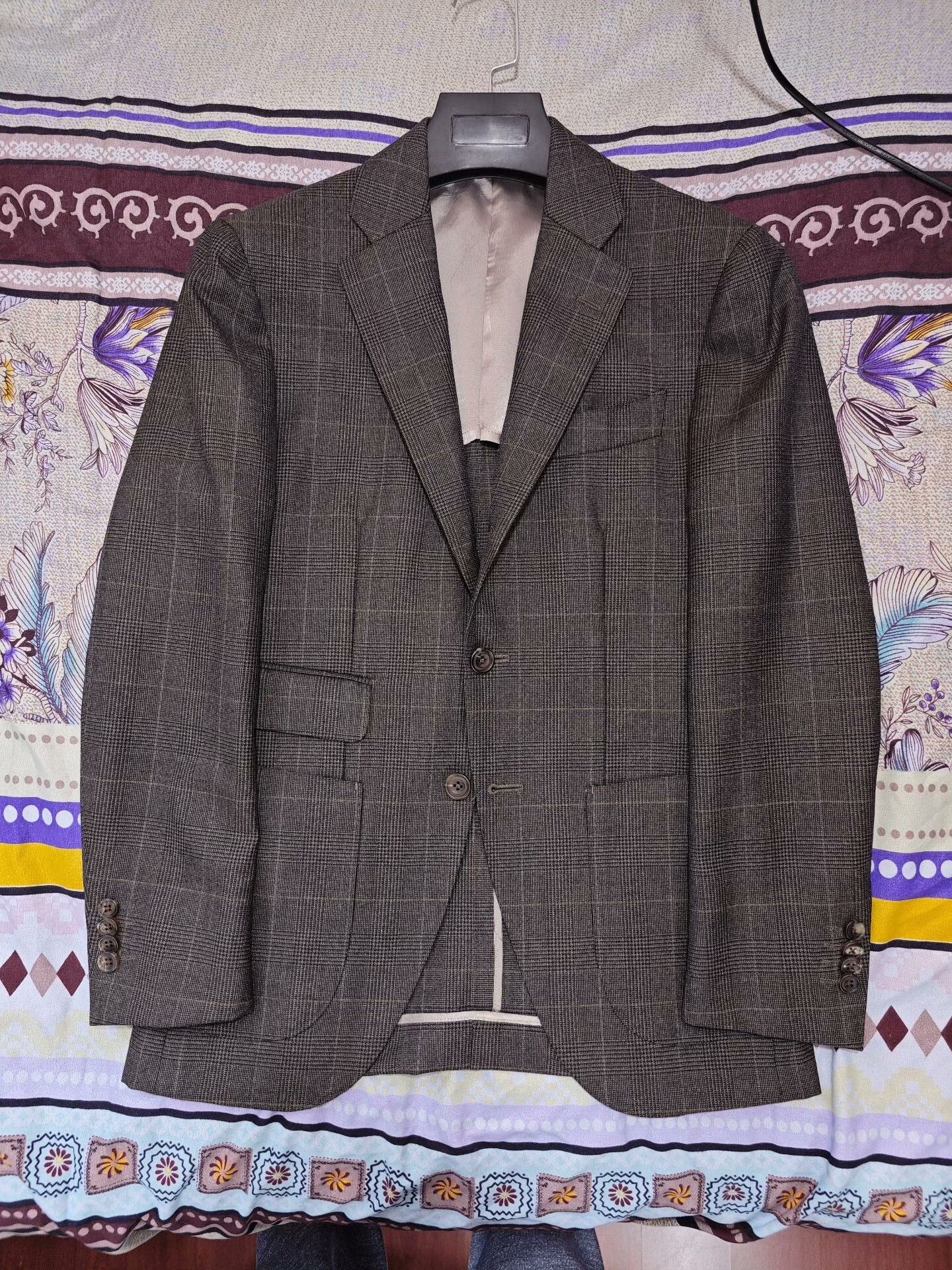 Kamakura Kamakura Wool Linen Check Blazer Size US S / EU 44-46 / 1 - 5 Thumbnail