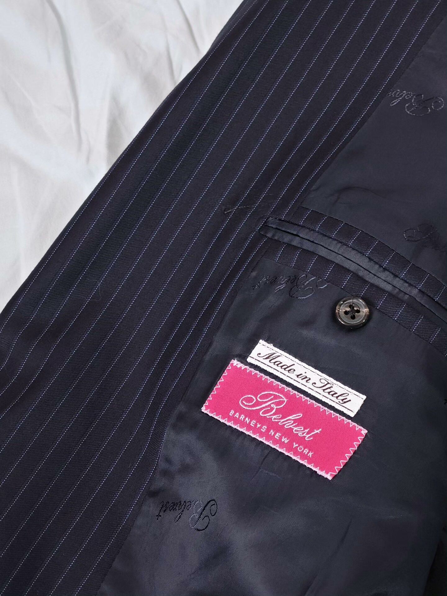 Belvest Belvest Italian Wool Blazer with Stripes Size US L / EU 52-54 / 3 - 7 Thumbnail