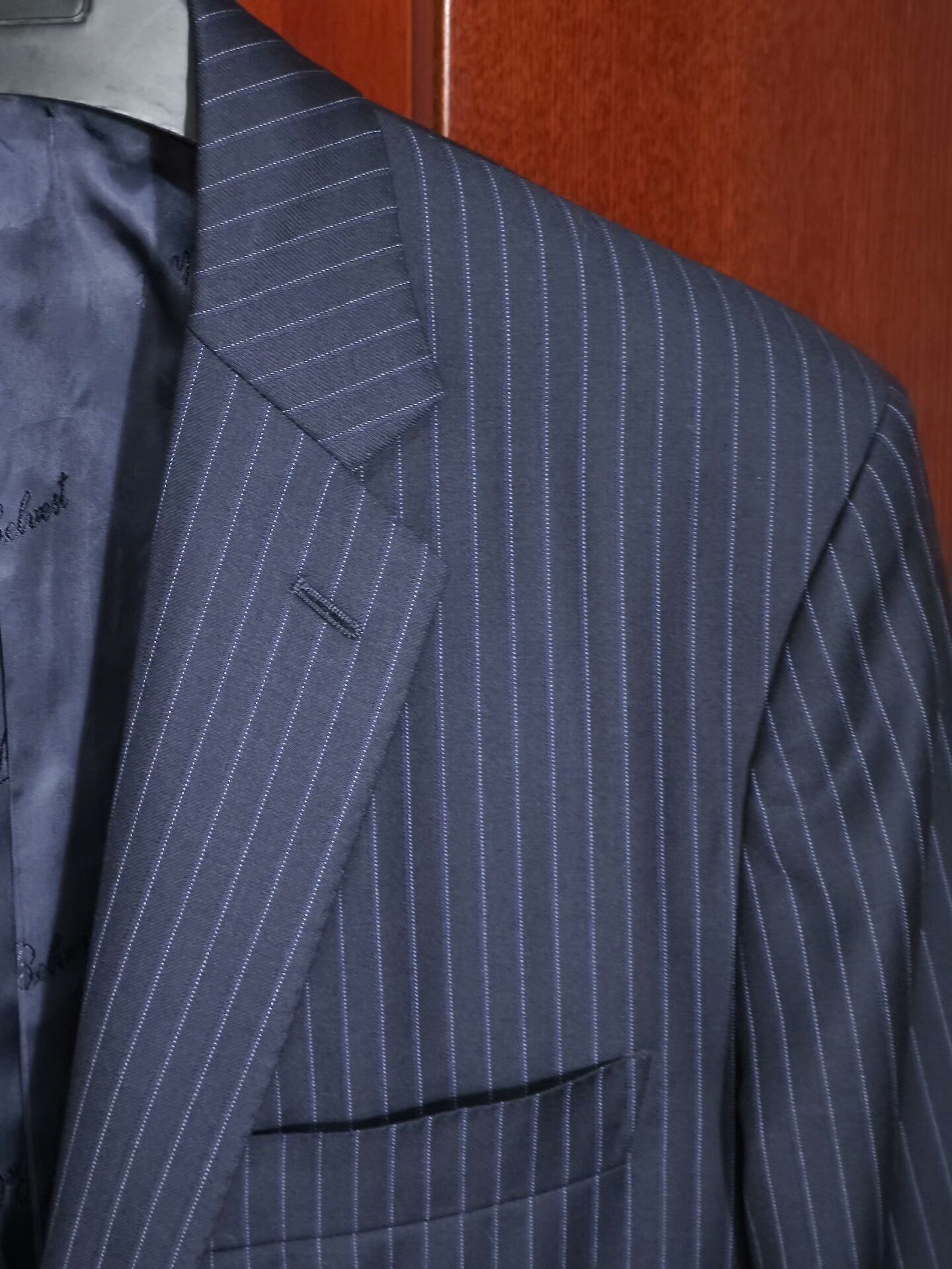 Belvest Belvest Italian Wool Blazer with Stripes Size US L / EU 52-54 / 3 - 2 Thumbnail