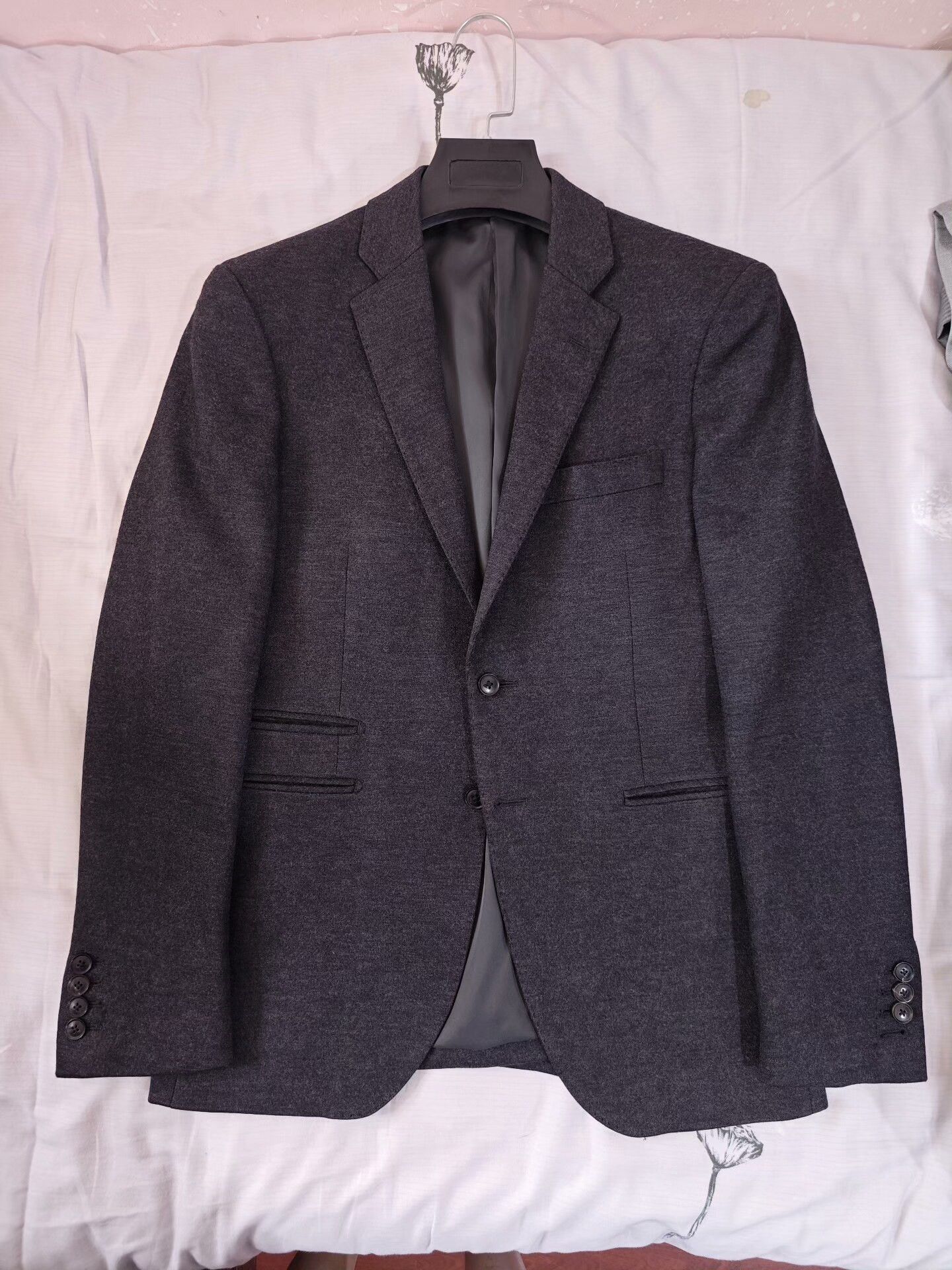 ADAM ET ROPE Wildlife Tailored Gray Wool Jacket Size US M / EU 48-50 / 2 - 5 Thumbnail