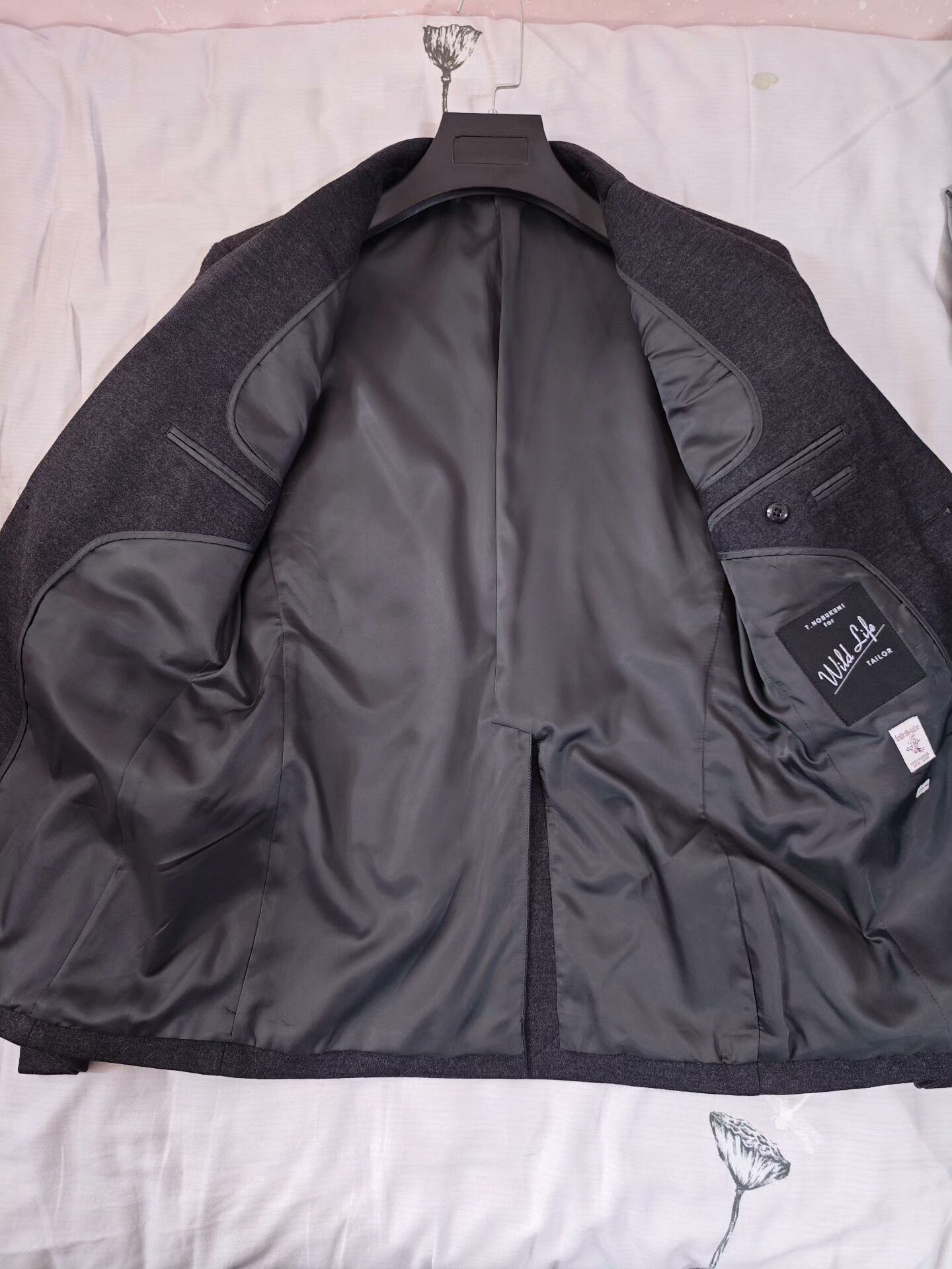 ADAM ET ROPE Wildlife Tailored Gray Wool Jacket Size US M / EU 48-50 / 2 - 6 Thumbnail
