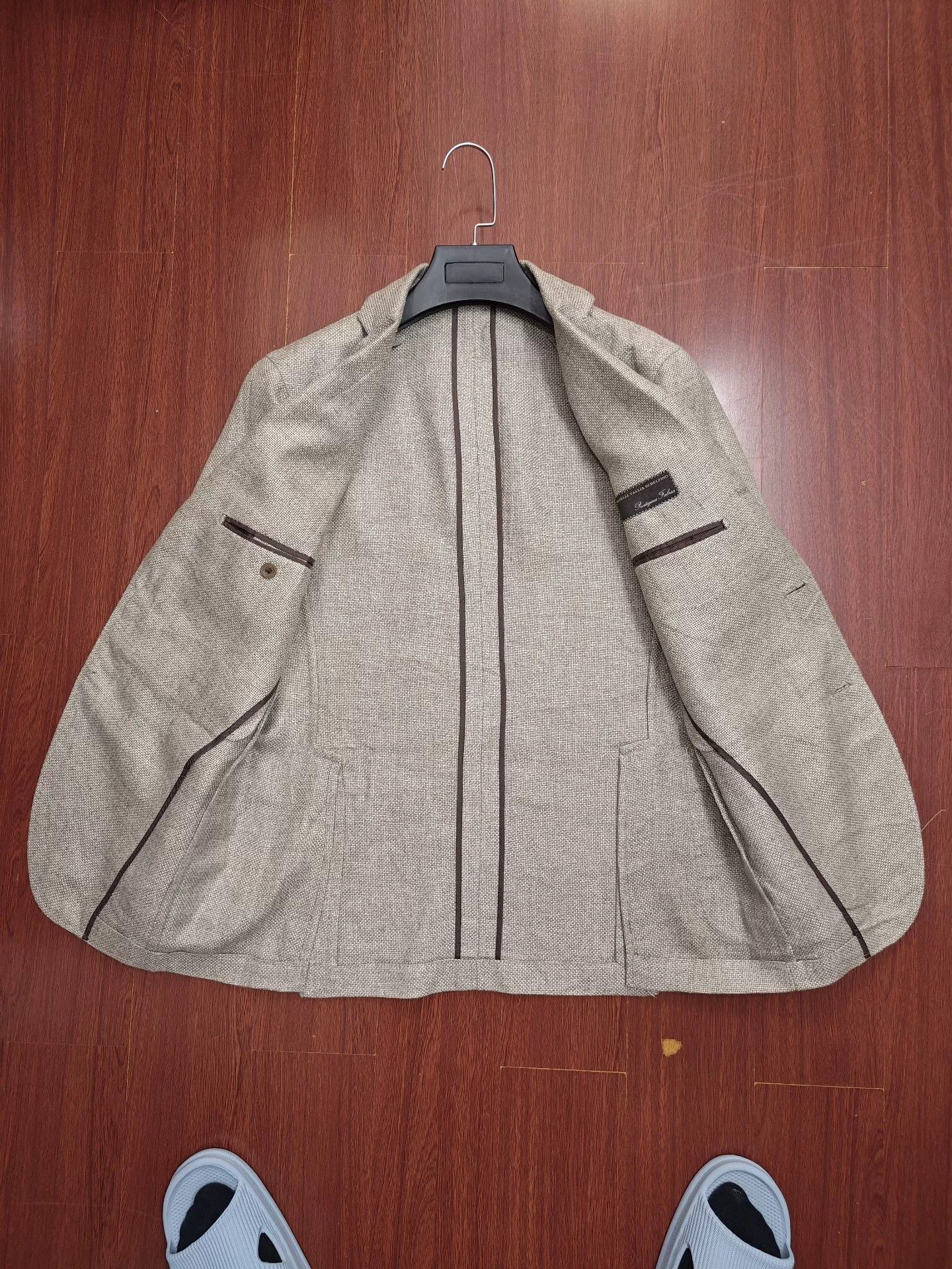 Tallia Custom Italian Linen Wool Suit Size US S / EU 44-46 / 1 - 6 Thumbnail