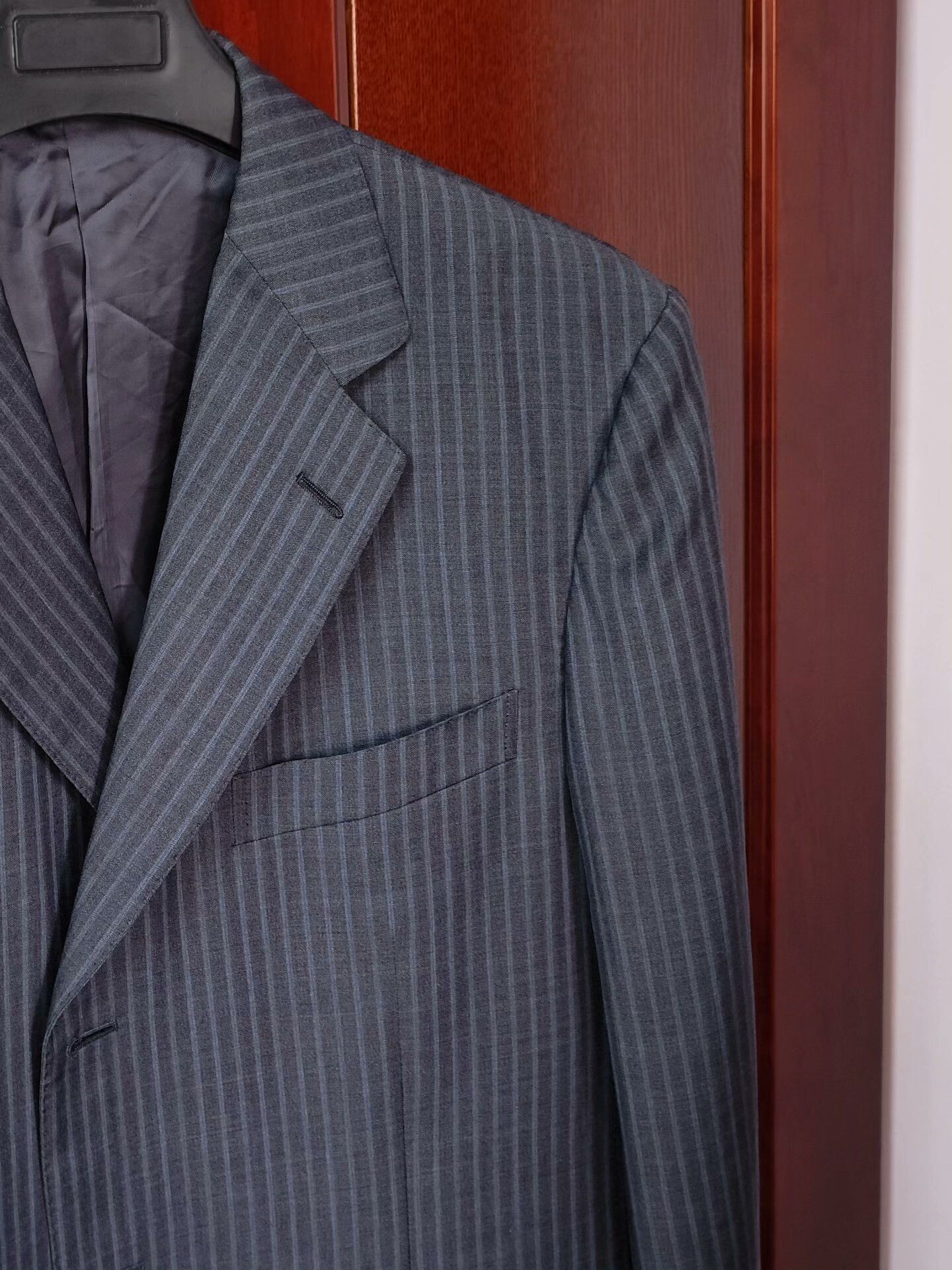 Ermenegildo Zegna Zegna Wool-Linen Suit Jacket Size US M / EU 48-50 / 2 - 2 Thumbnail