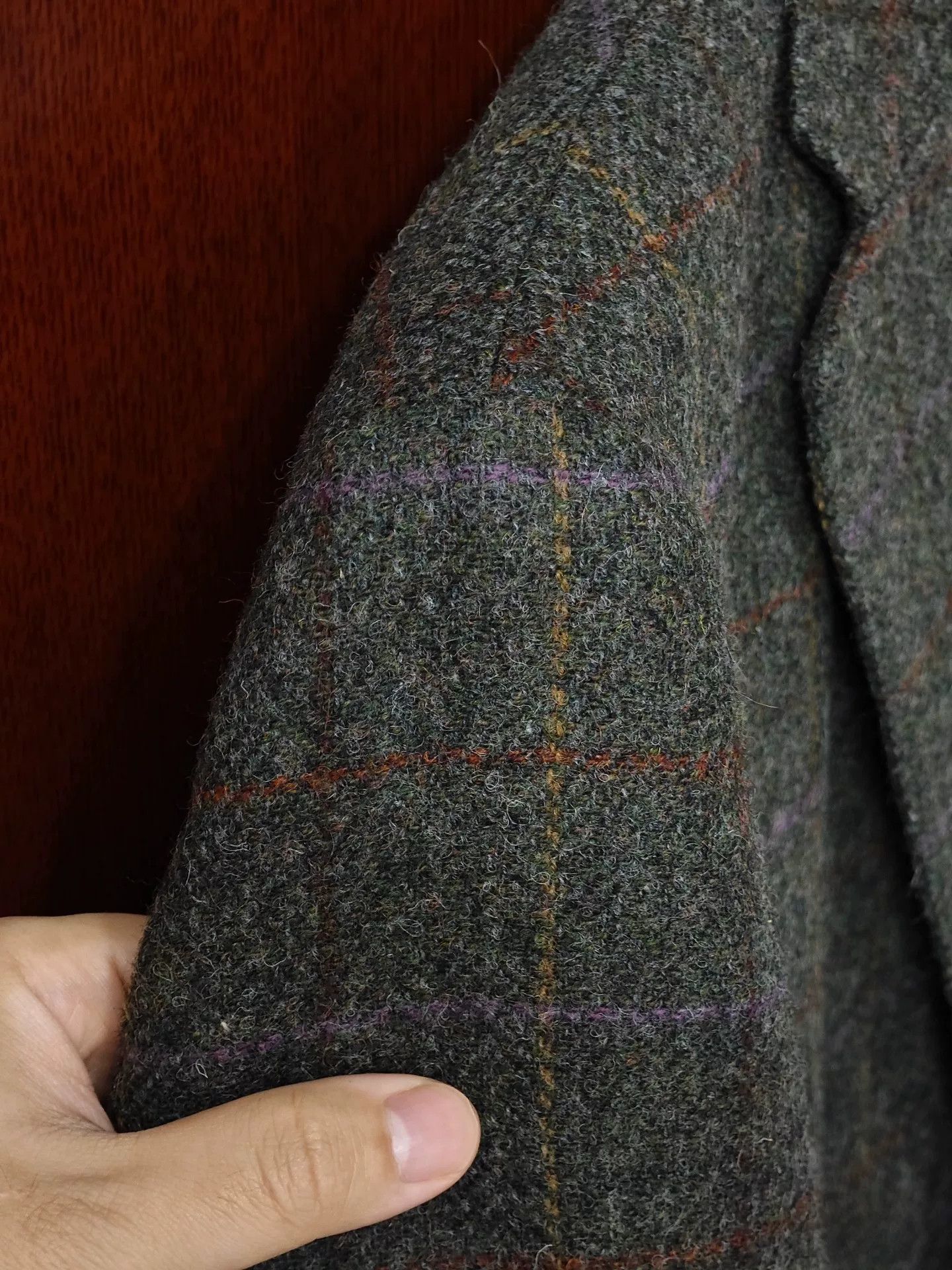 Abraham Moon & Sons Custom Moon Tweed Wool Blazer Size US M / EU 48-50 / 2 - 3 Thumbnail