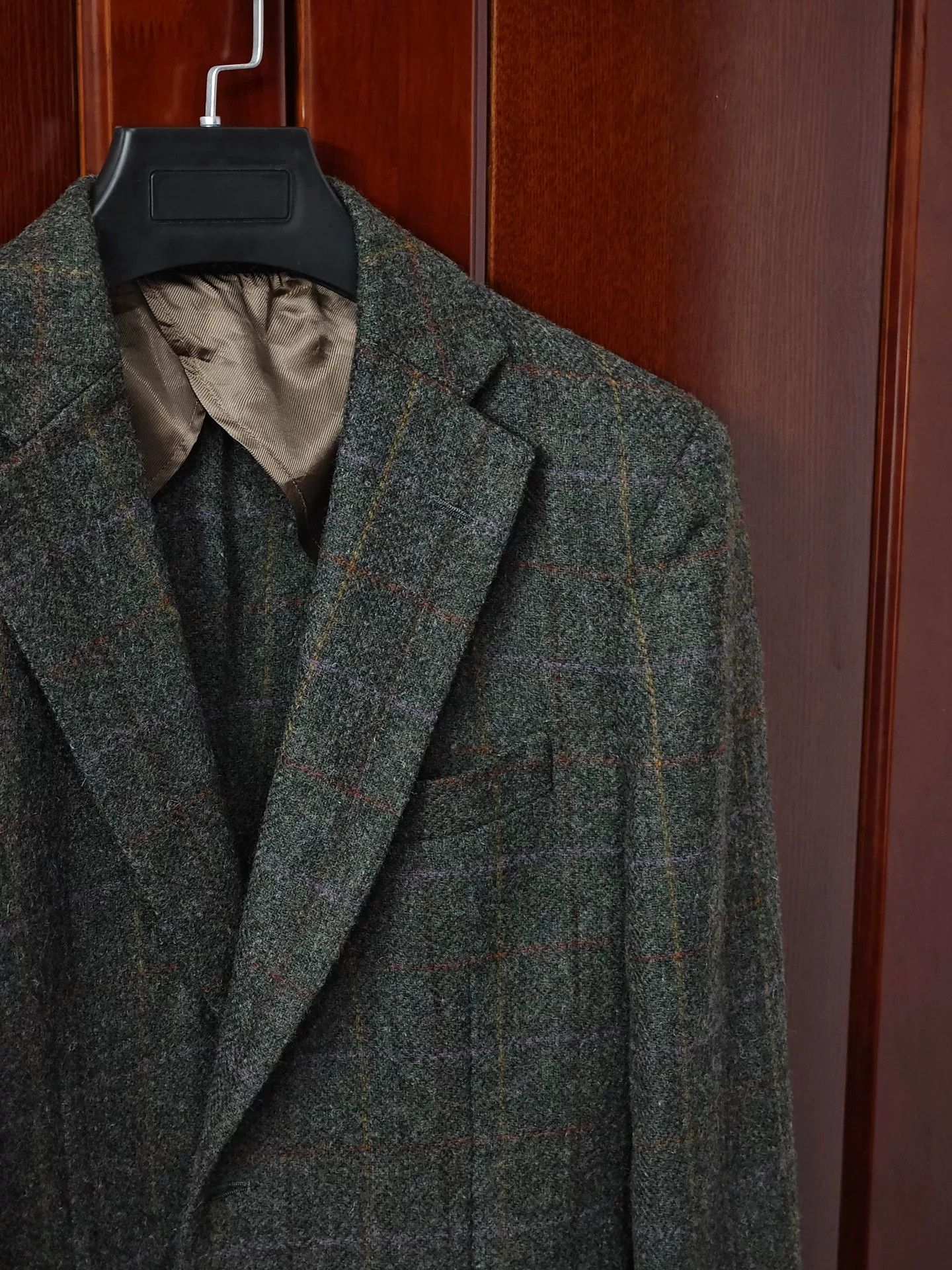 Abraham Moon & Sons Custom Moon Tweed Wool Blazer Size US M / EU 48-50 / 2 - 2 Thumbnail