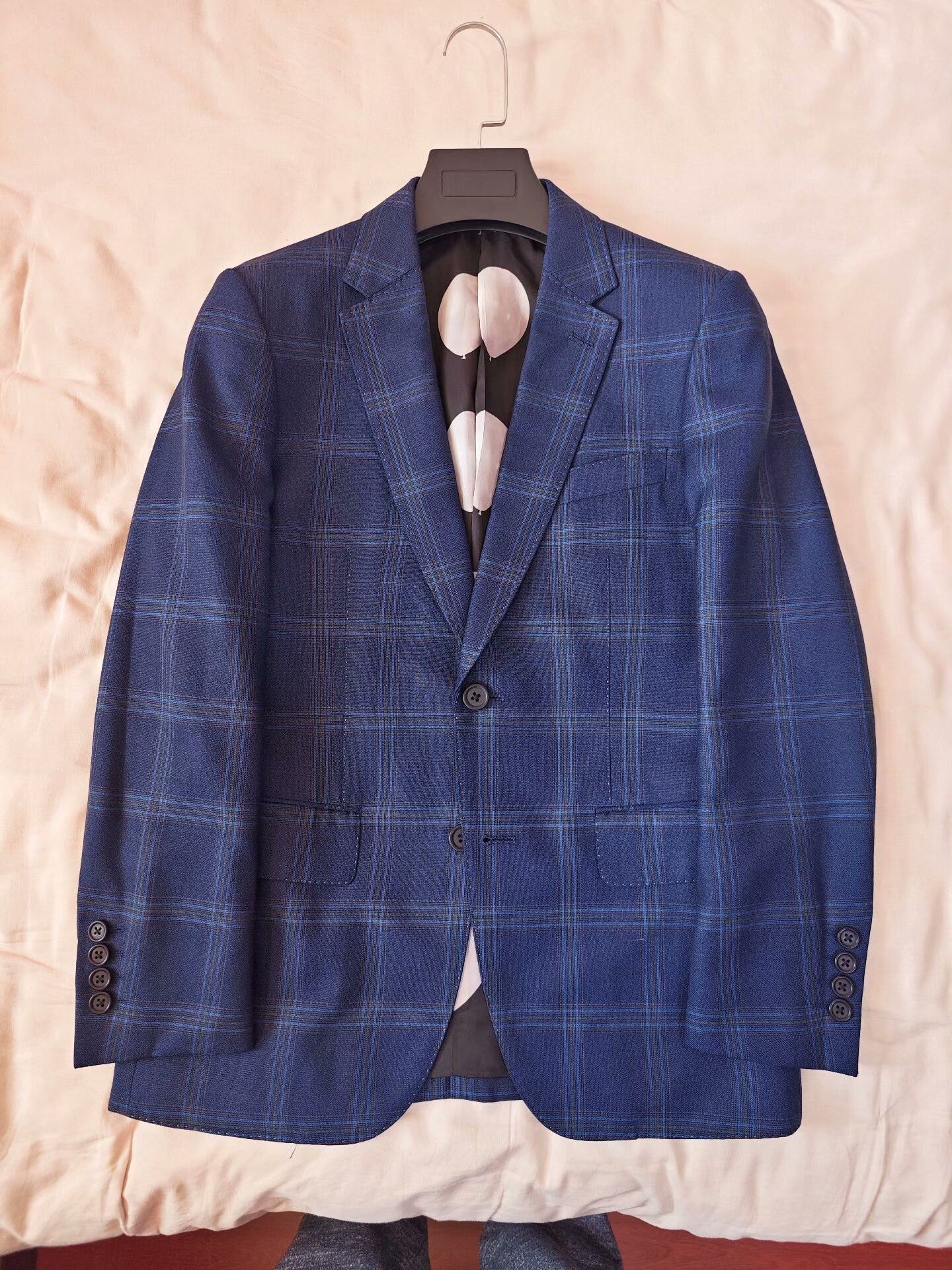 Paul Smith Paul Smith Blue Plaid Wool Suit Size US S / EU 44-46 / 1 - 5 Thumbnail