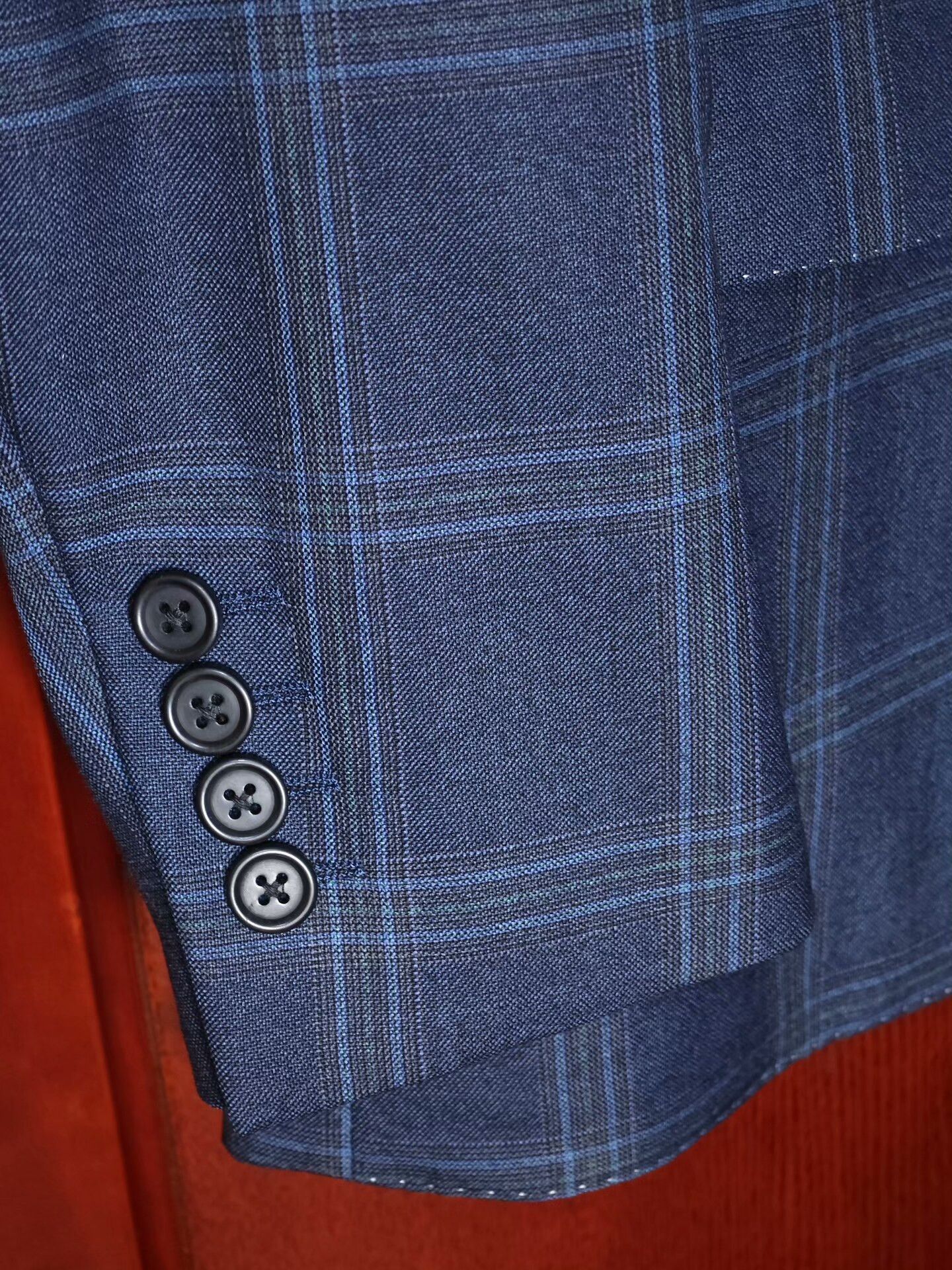 Paul Smith Paul Smith Blue Plaid Wool Suit Size US S / EU 44-46 / 1 - 4 Thumbnail