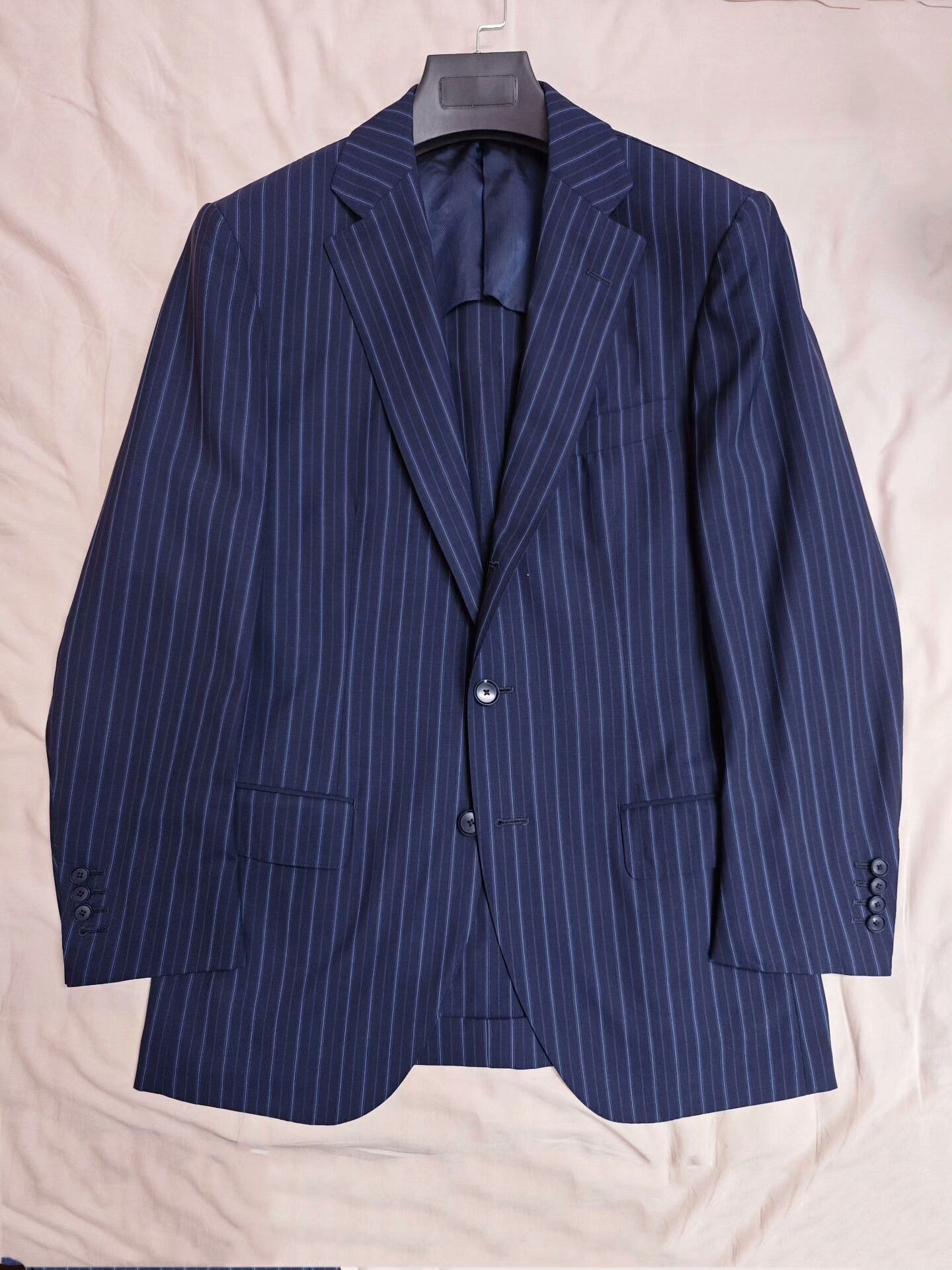 Loro Piana Custom Italian Wool Blazer with Stripes Size US M / EU 48-50 / 2 - 5 Thumbnail