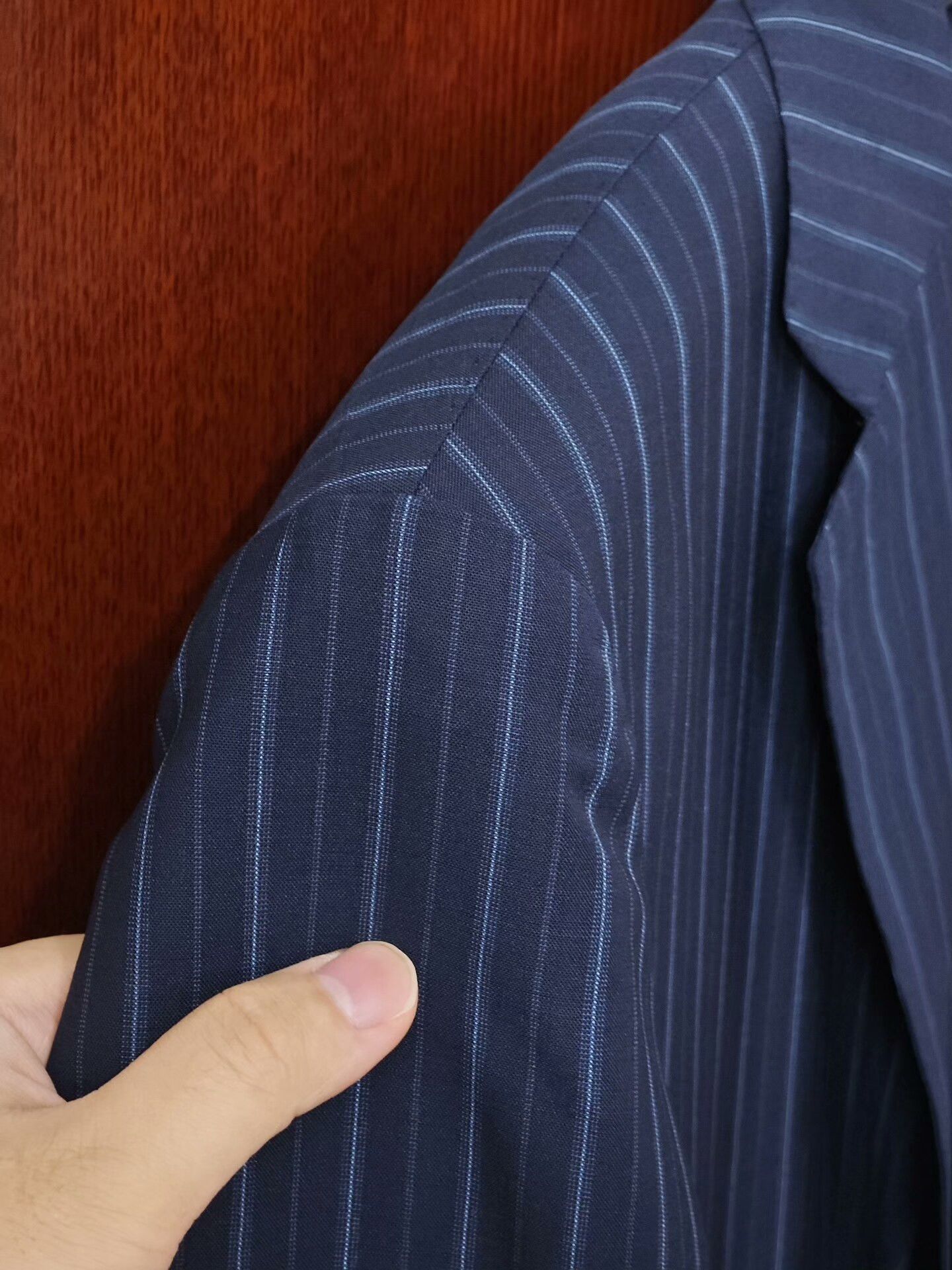 Loro Piana Custom Italian Wool Blazer with Stripes Size US M / EU 48-50 / 2 - 3 Thumbnail