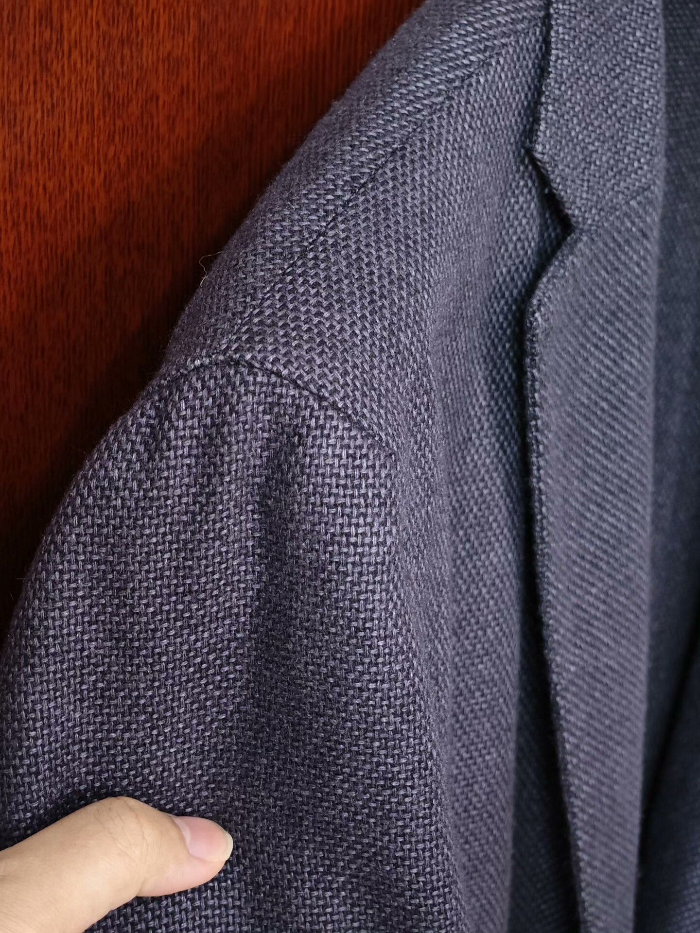 Lubiam Italian Cashmere Silk Suit Jacket Size US L / EU 52-54 / 3 - 3 Thumbnail