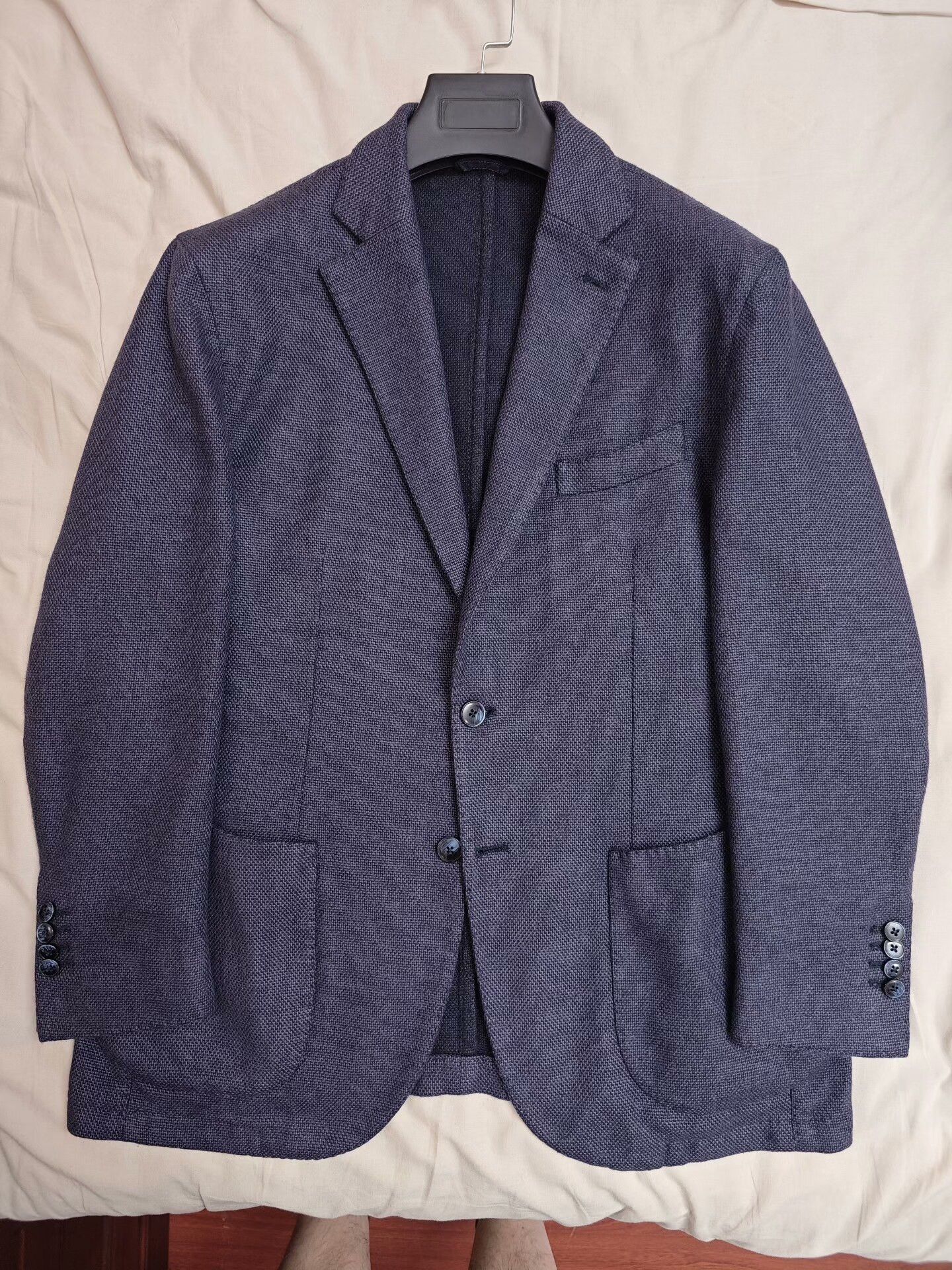 Lubiam Italian Cashmere Silk Suit Jacket Size US L / EU 52-54 / 3 - 5 Thumbnail