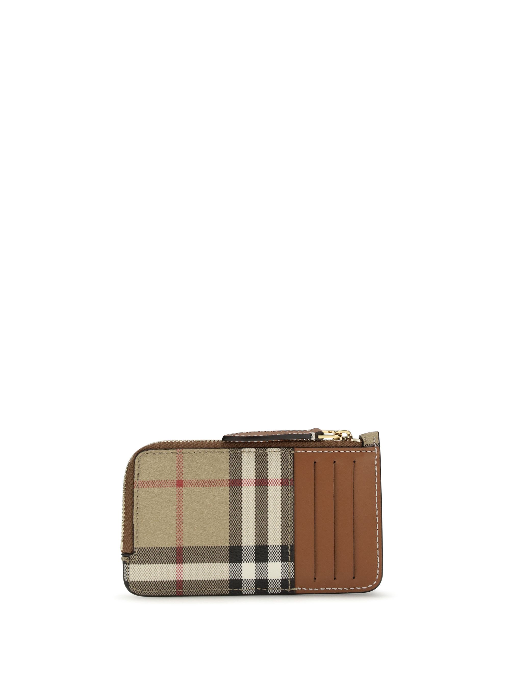 Burberry Check Card Holder with zipper Size ONE SIZE - 2 Thumbnail