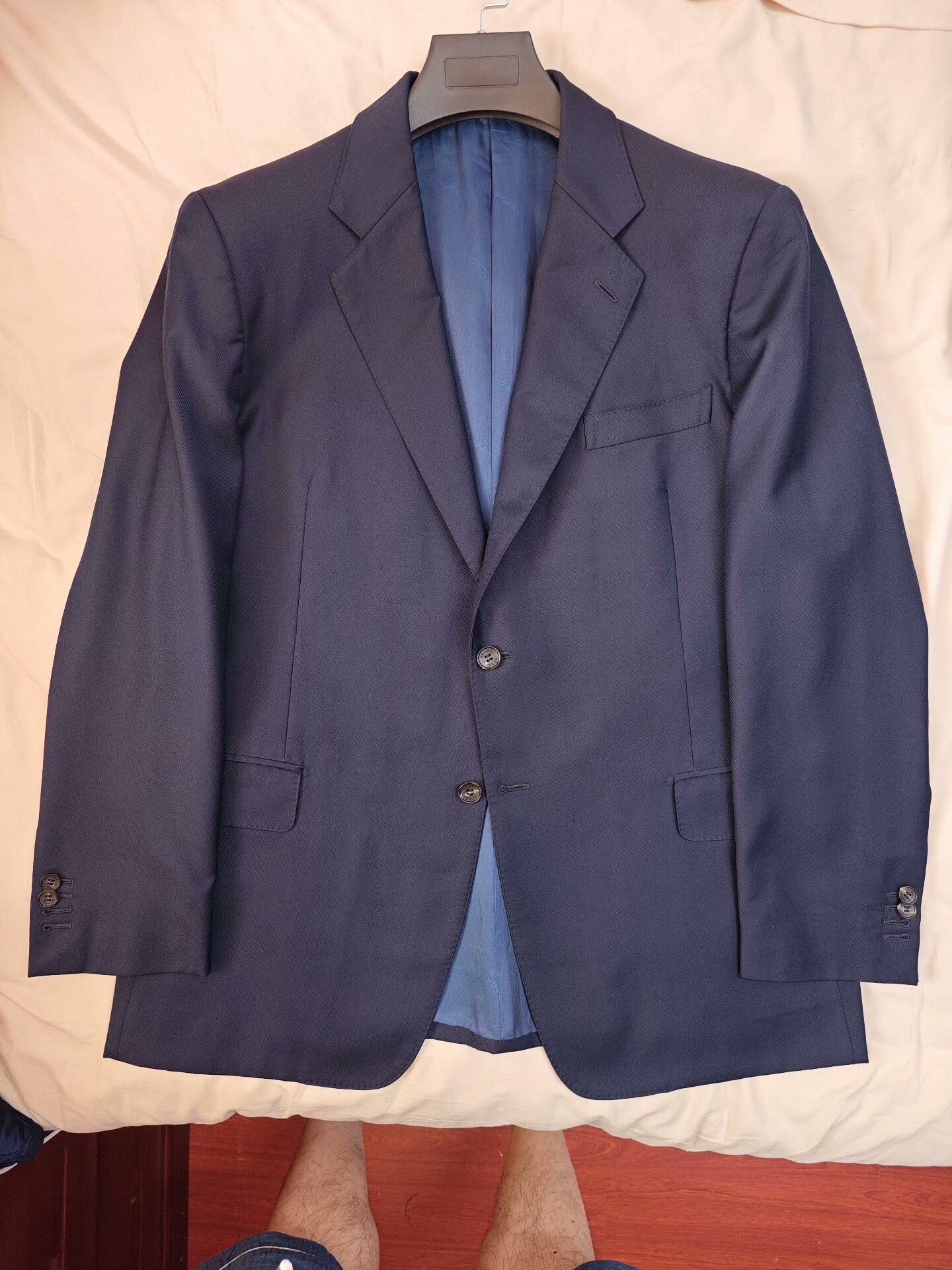 SCABAL Custom British Scabal Wool Suit Size US L / EU 52-54 / 3 - 9 Thumbnail