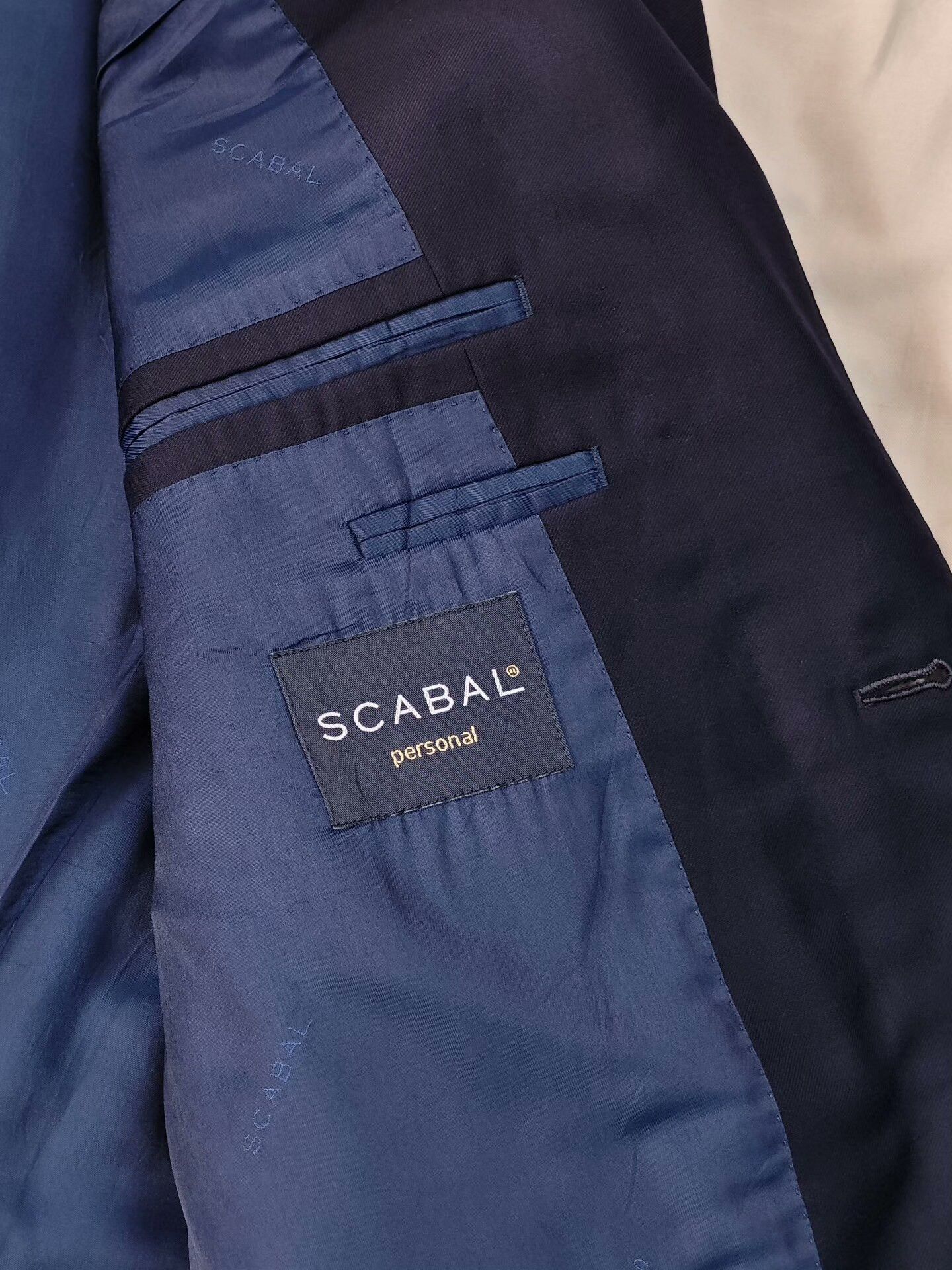 SCABAL Custom British Scabal Wool Suit Size US L / EU 52-54 / 3 - 6 Thumbnail